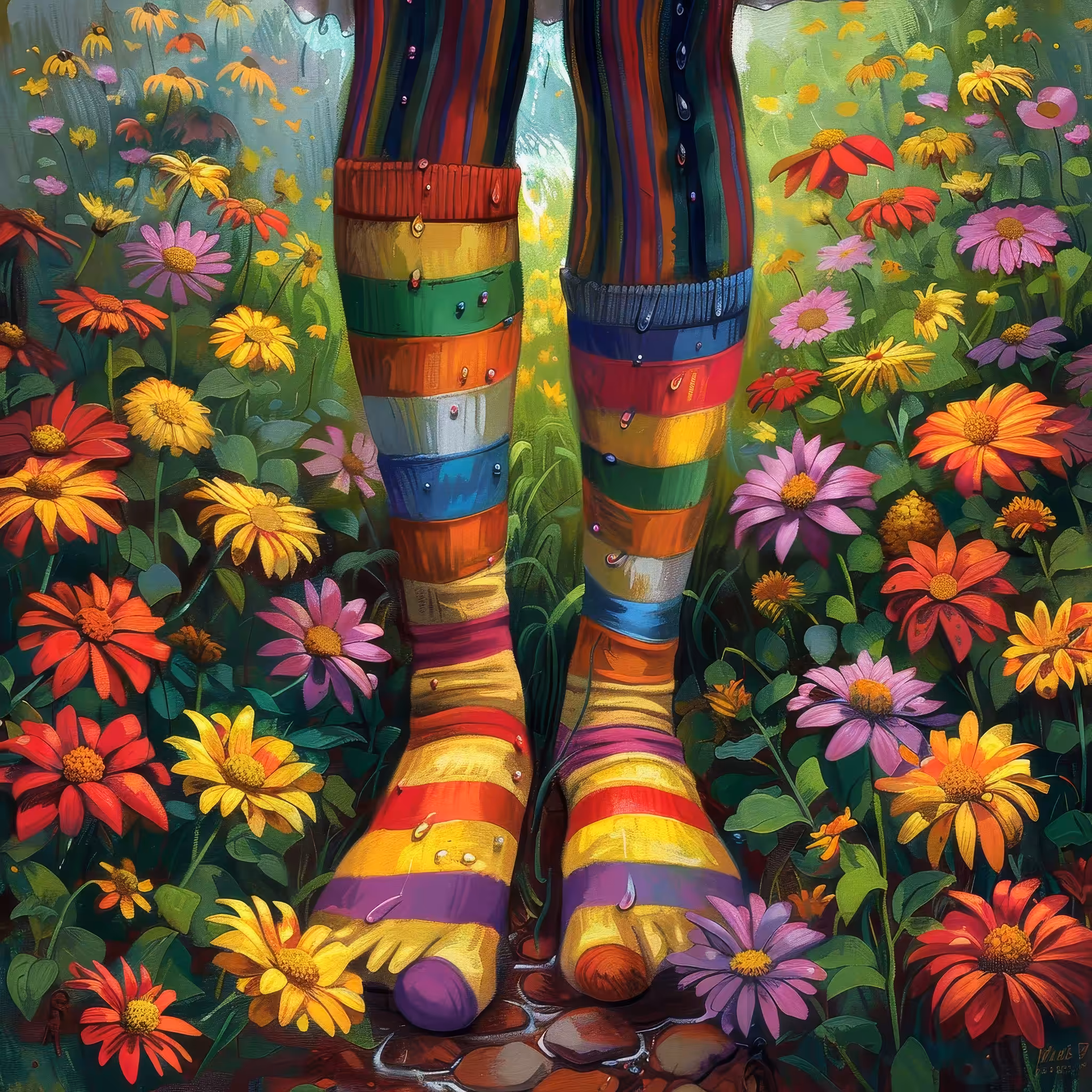 Rainbow Socks