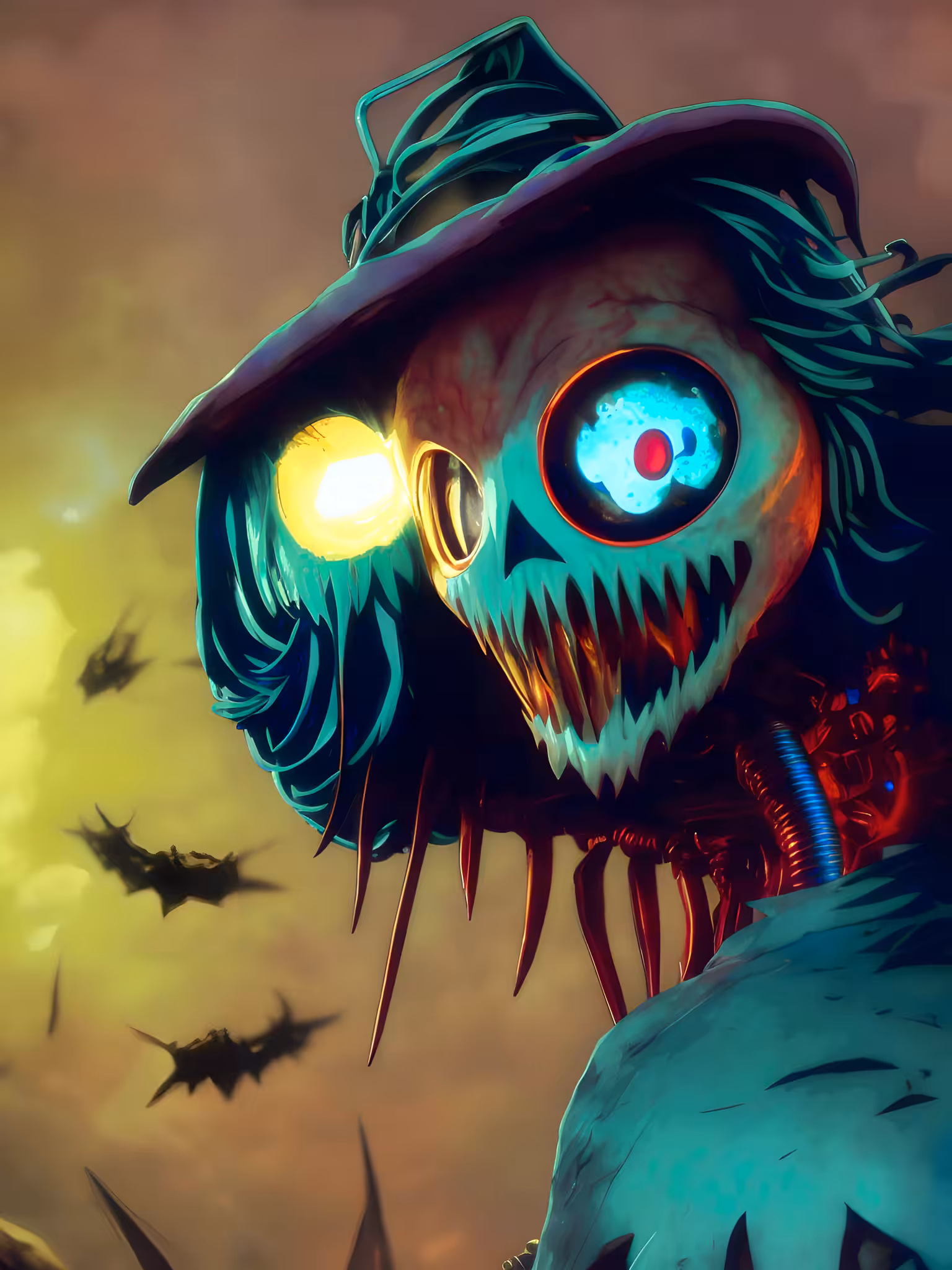 Cute halloween monster 