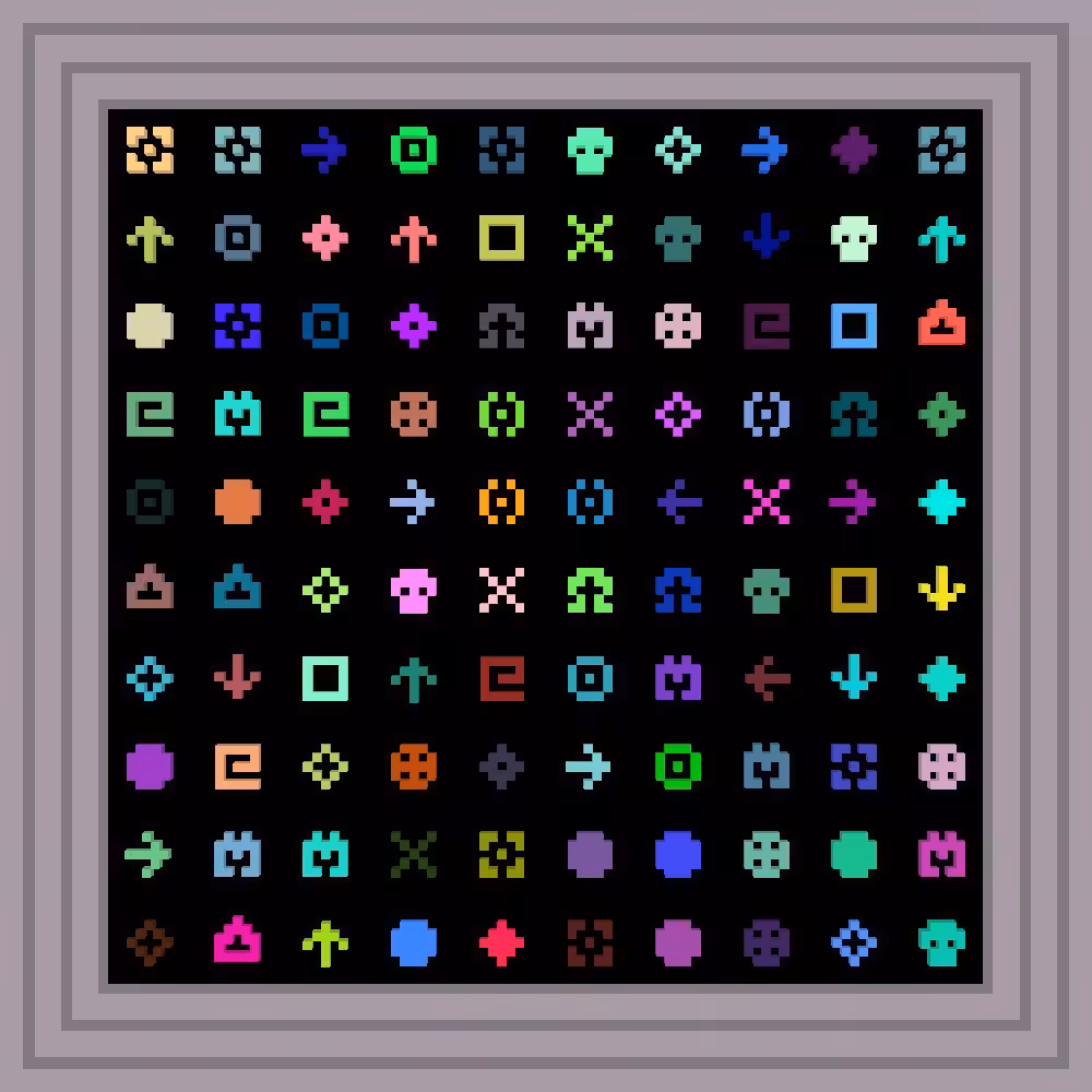 Tezos :: Procedural Symbols #102/1000
