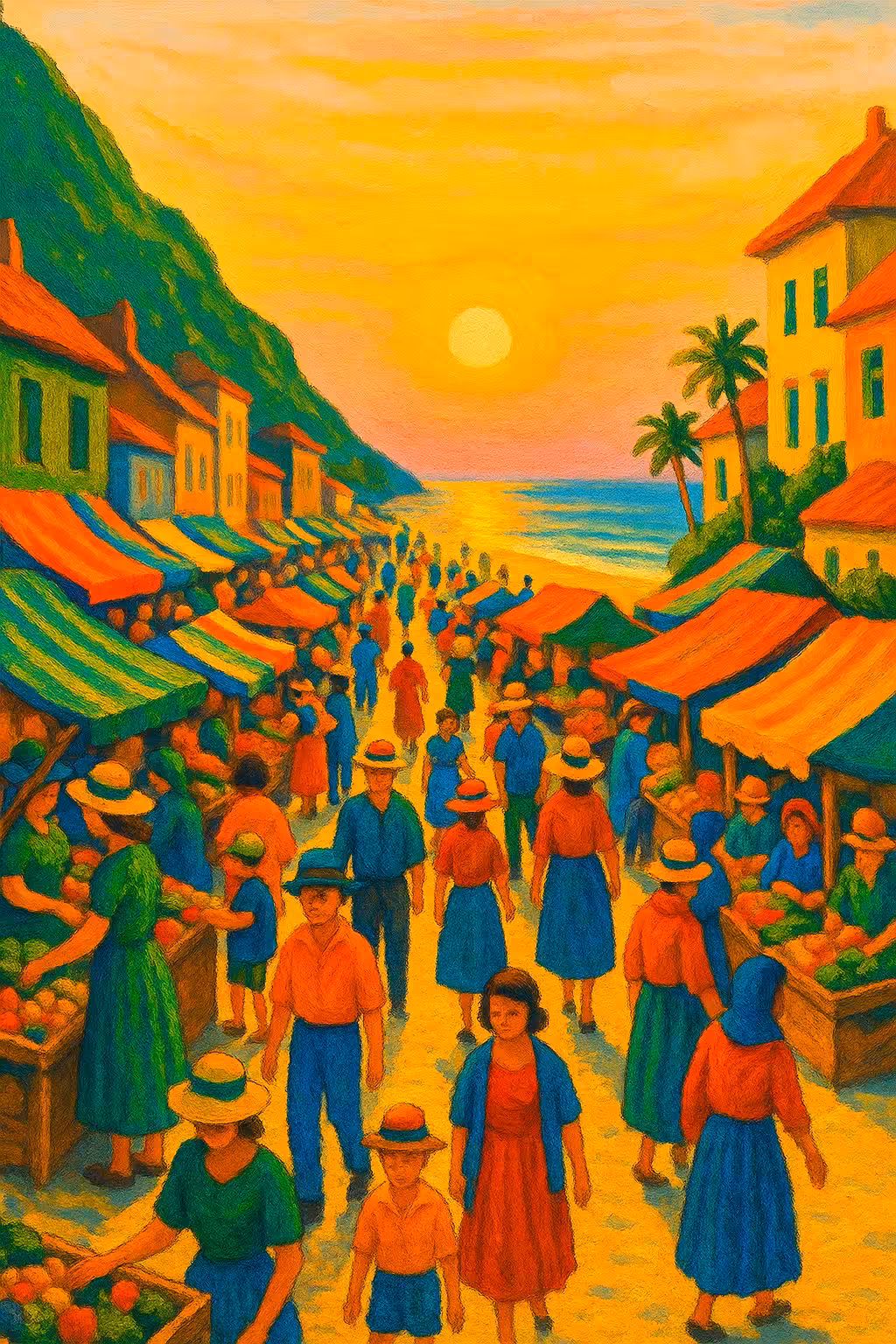 Sunset Market Serenade