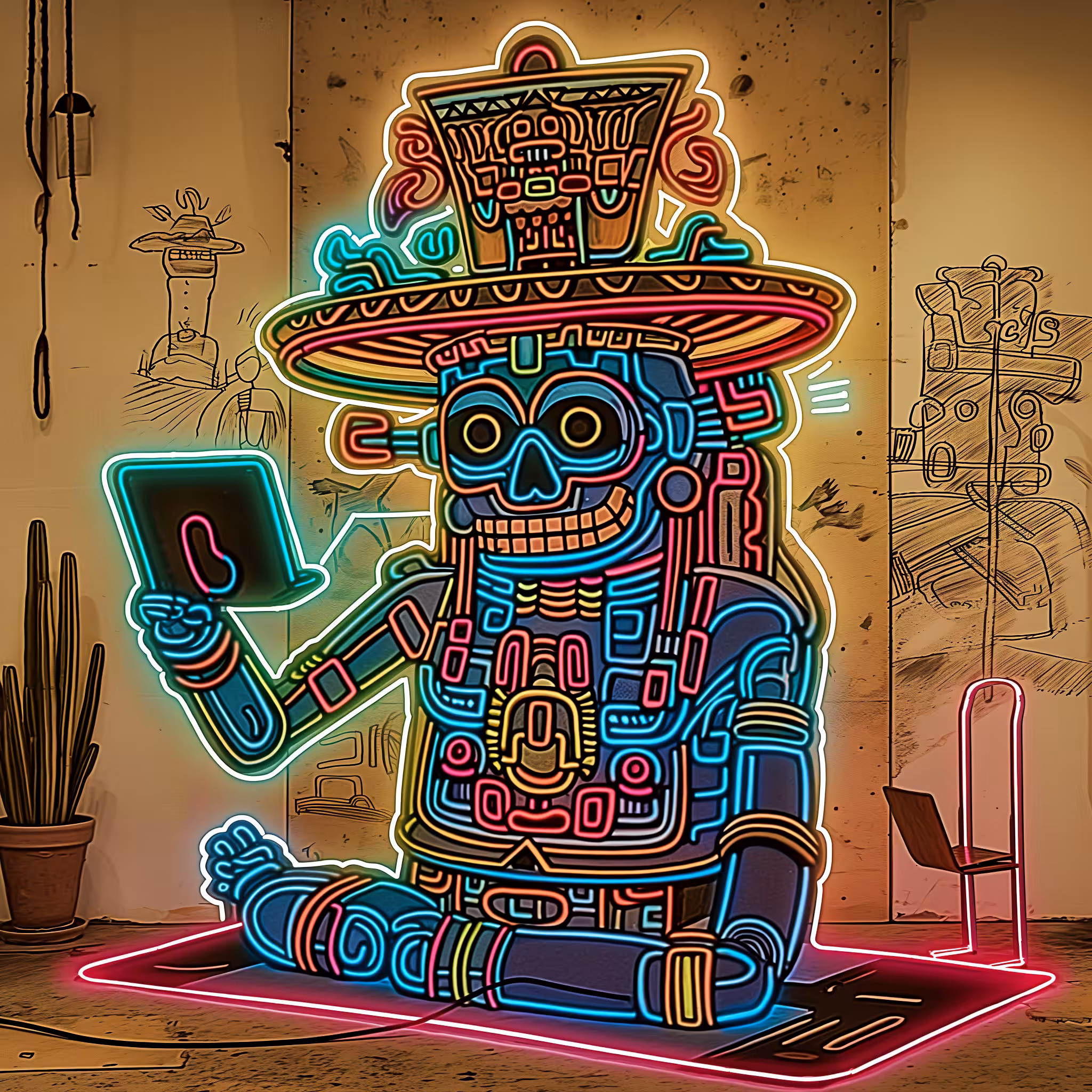 Toltecáyotl: Neon Codex
