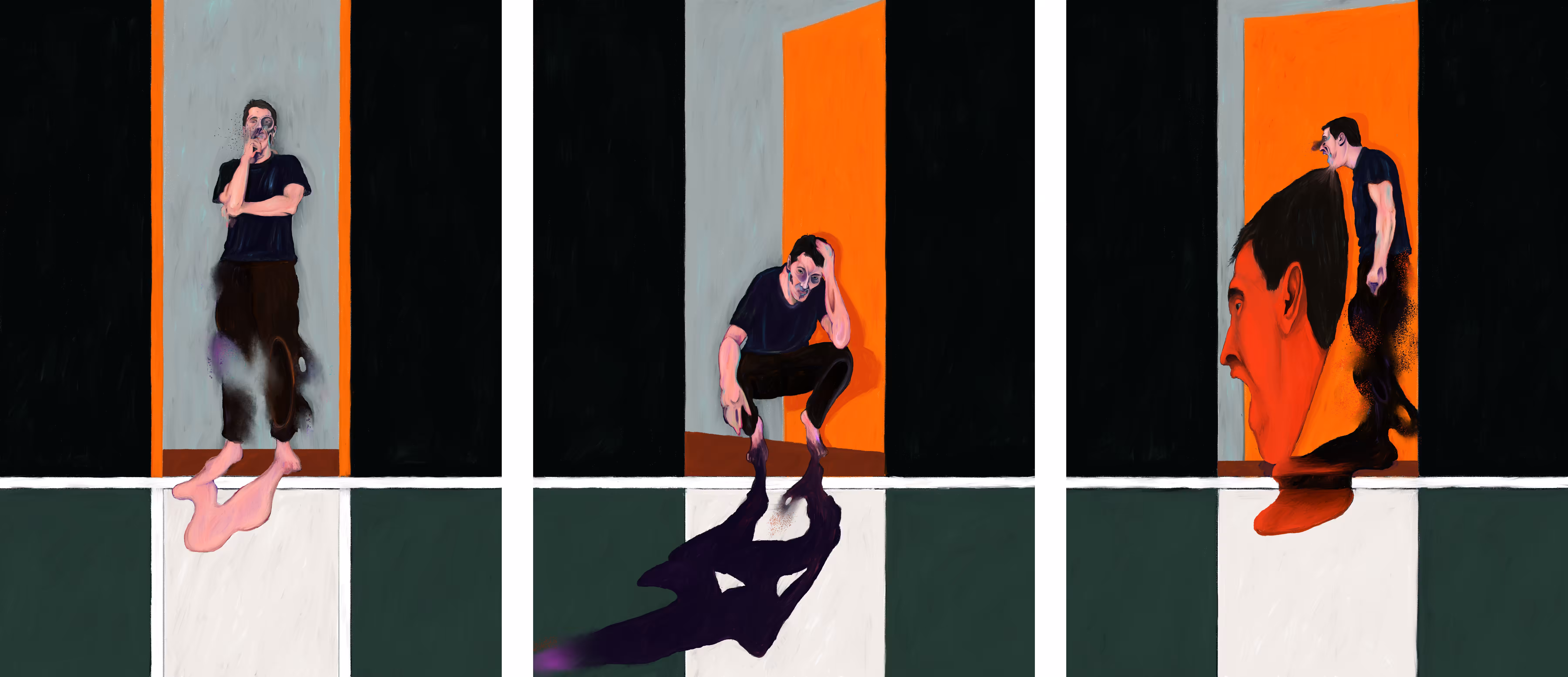 Untitled #2'23. Triptych