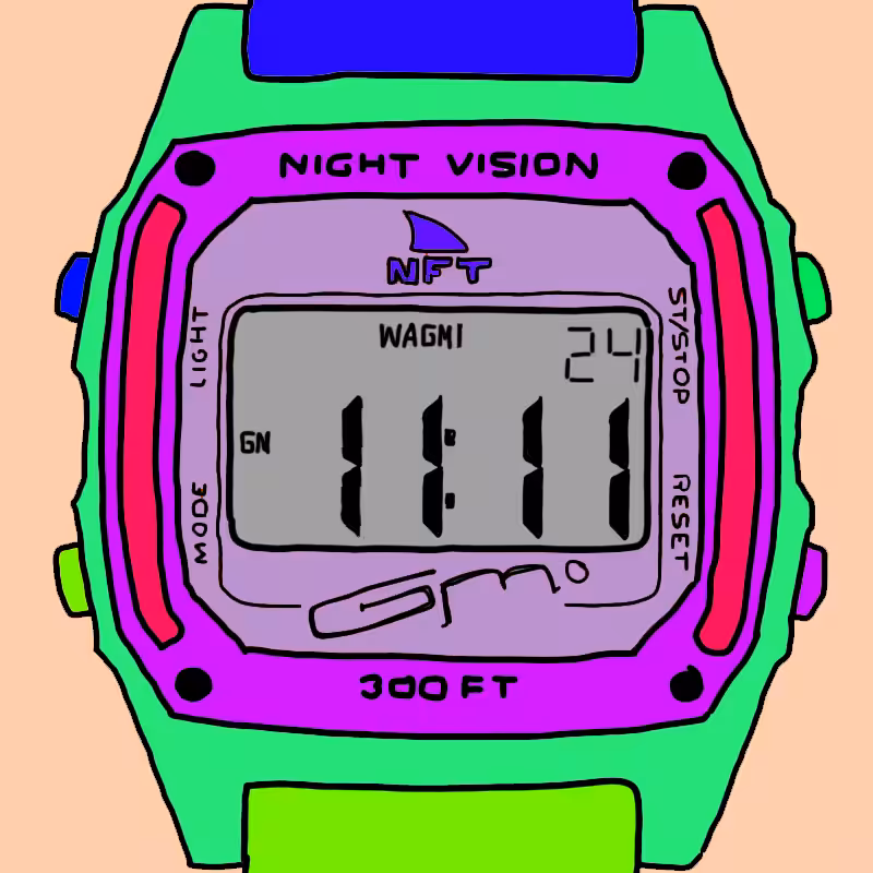 Make a Wish NFT Watch - Colorway #32