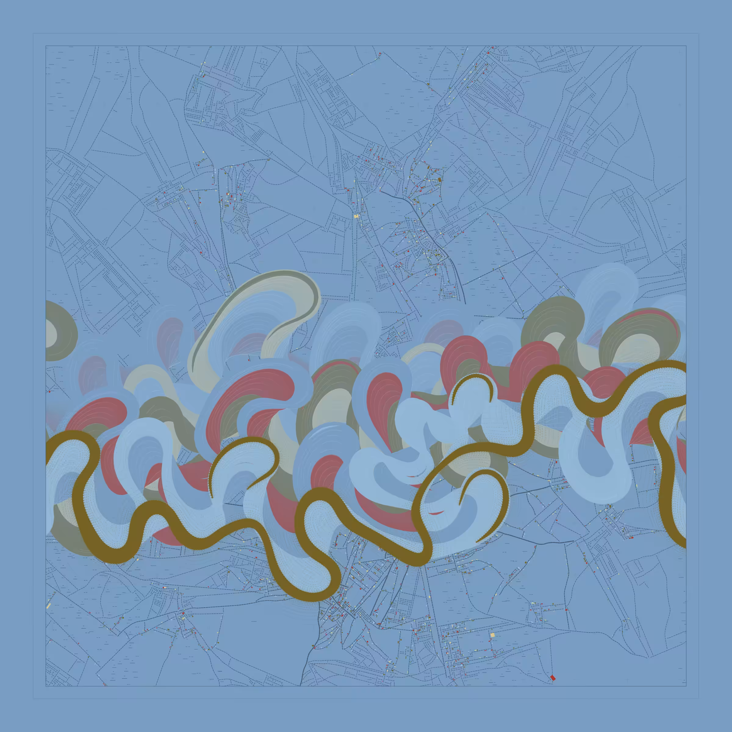 Ancient Courses of Fictional Rivers #521