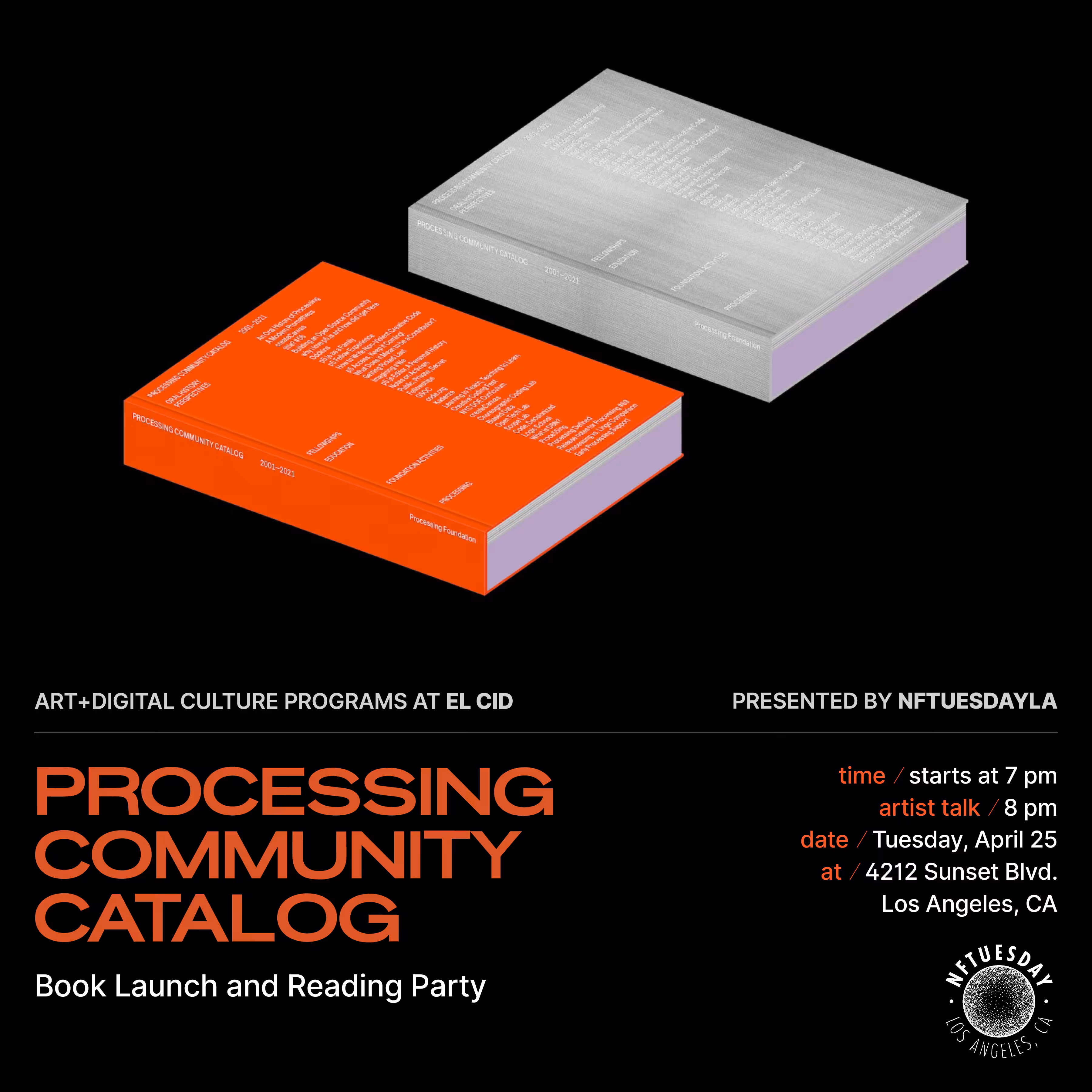 Processing Community Catalog Book Launch and Reading Party (PF13)