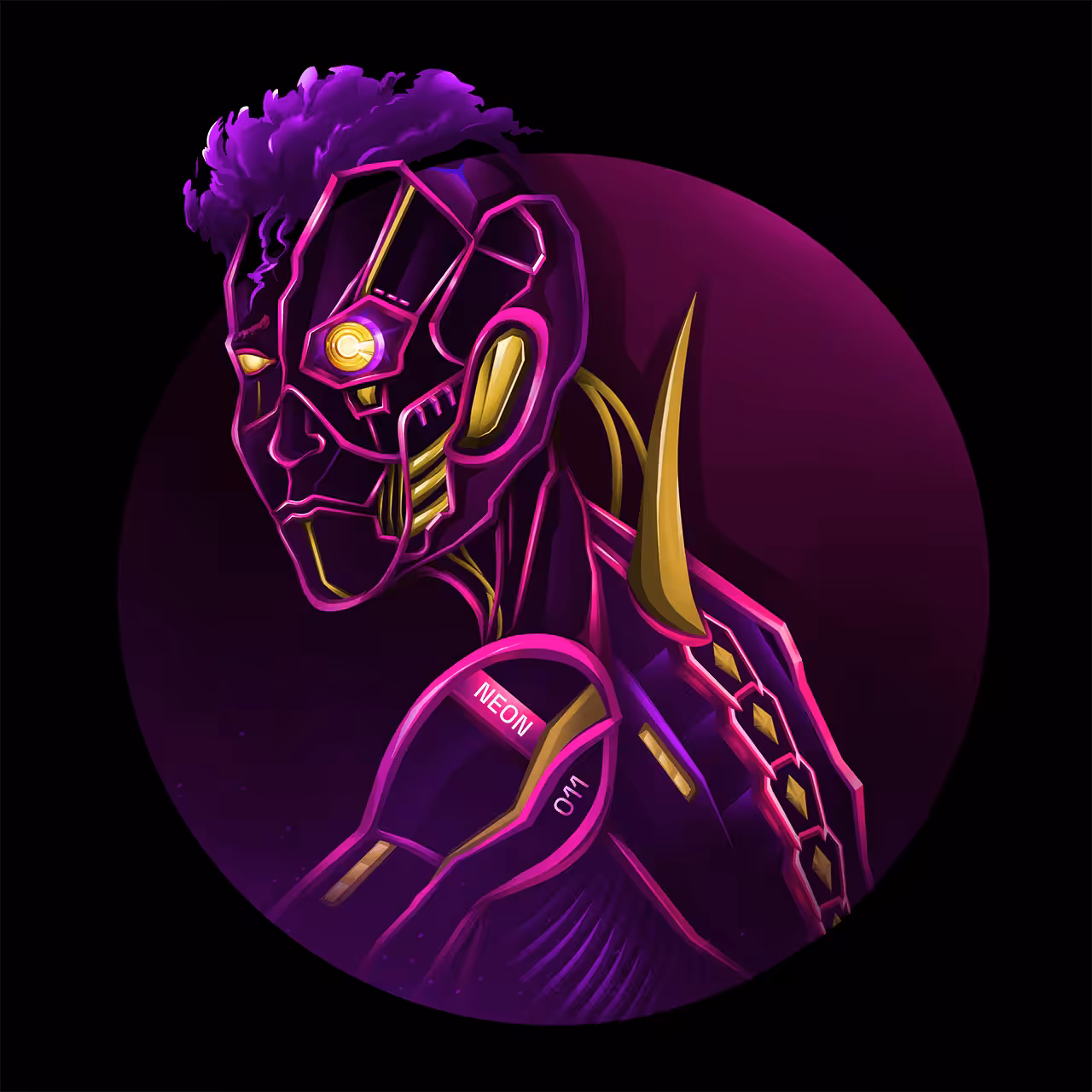 Neon Borg #011