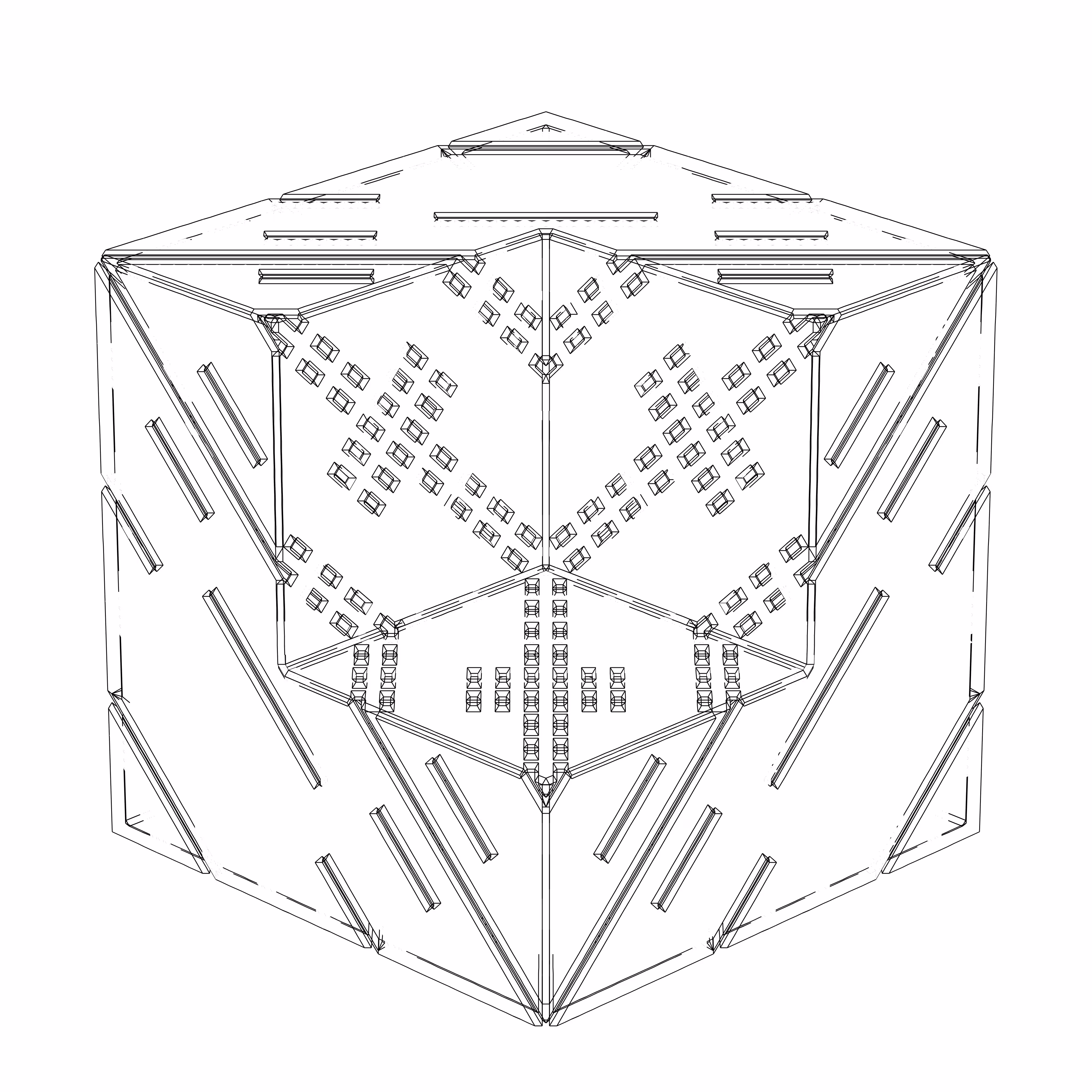 LL21 Alien Art Cube #322