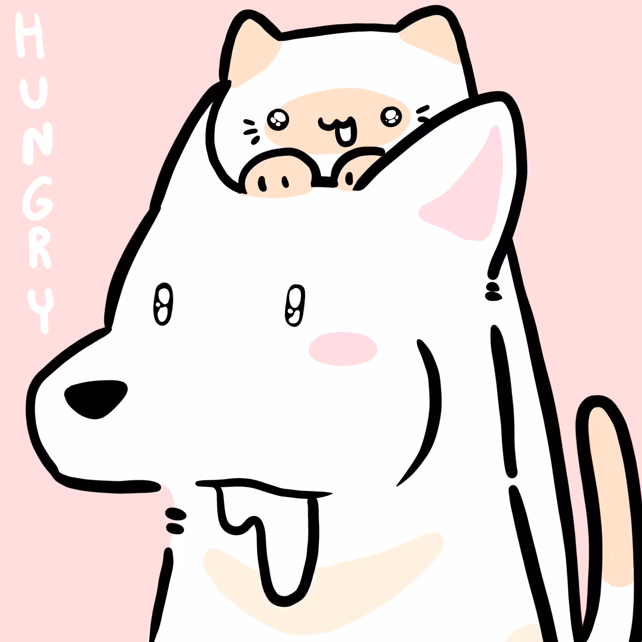 Long Long cat X  PaeristarFtry  , Hugry Buddy 