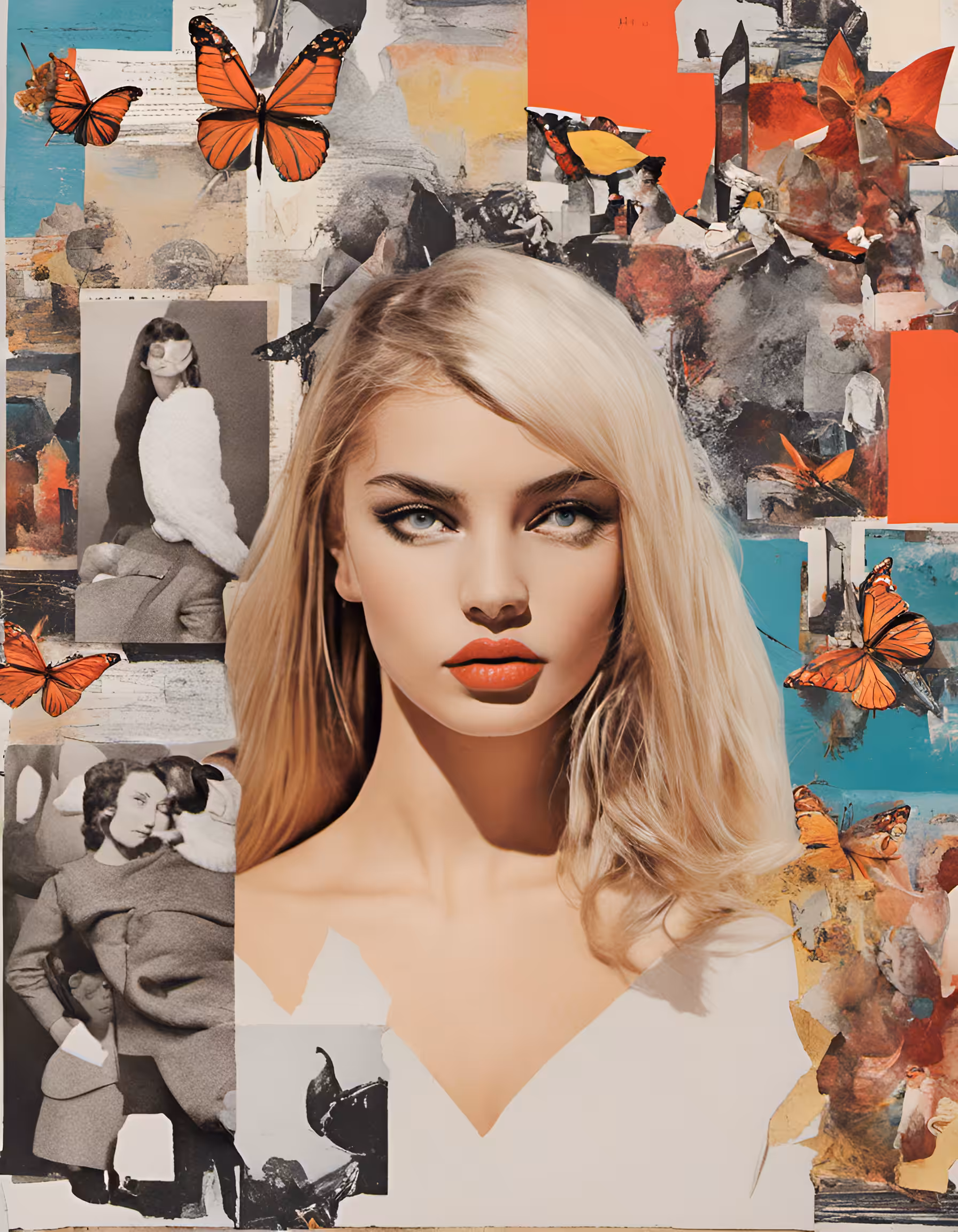 Hot Girl Collage: Hot Girl #4