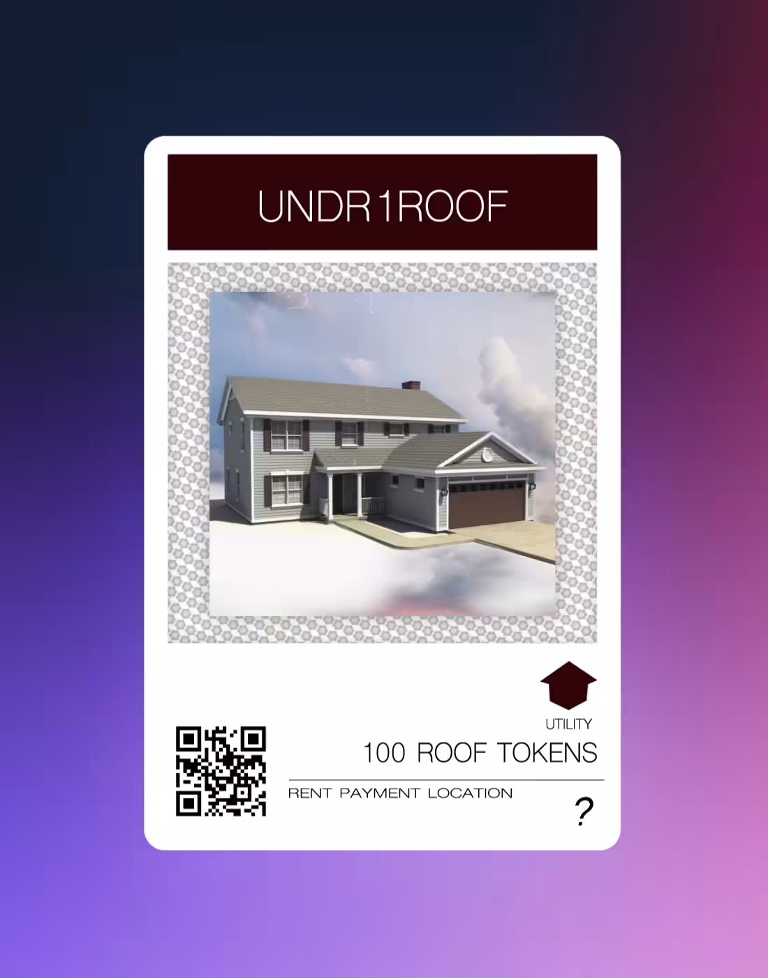 UNDR1ROOF TRADING CARD