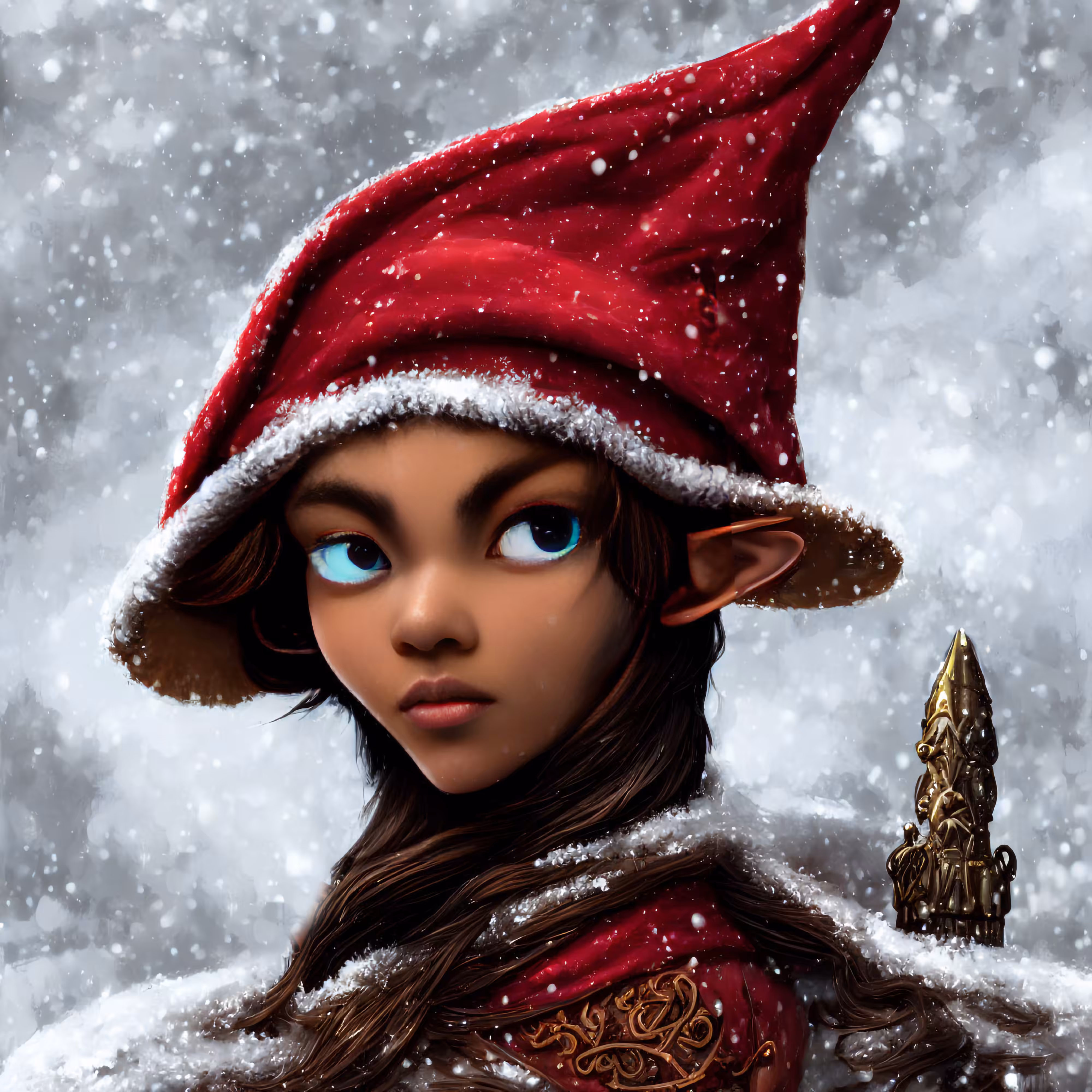 Santa's Helper - Raven