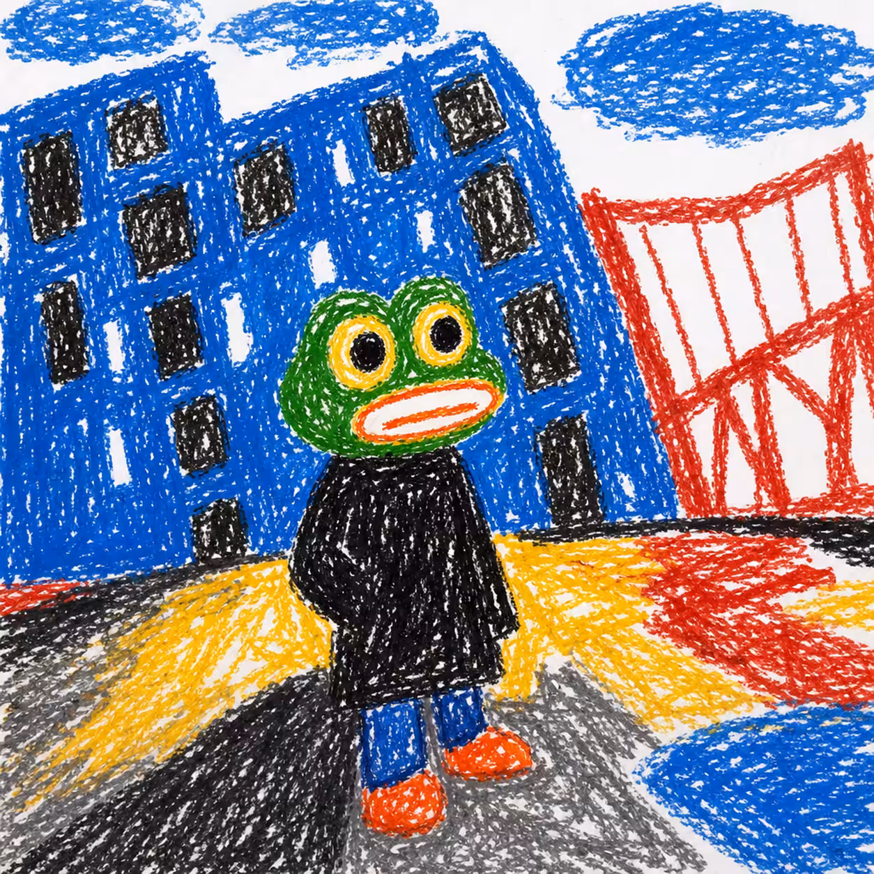 Wide-Eyed Commuter