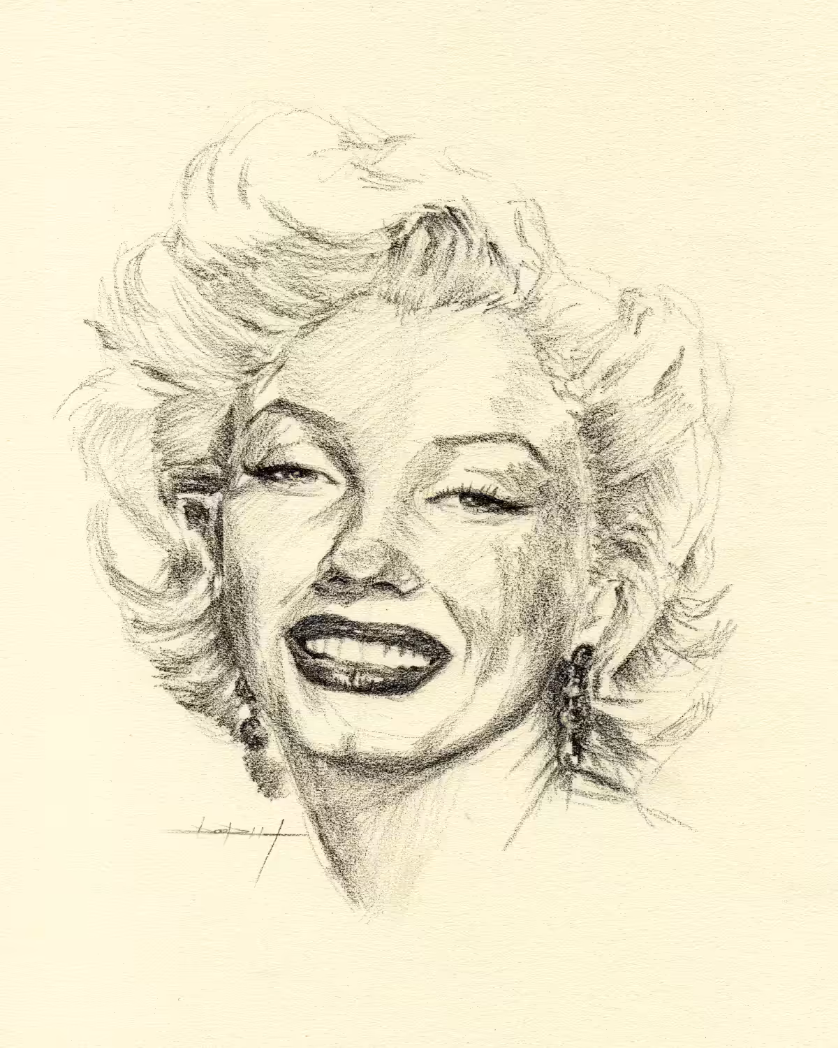 M.M. PENCIL DRAWING