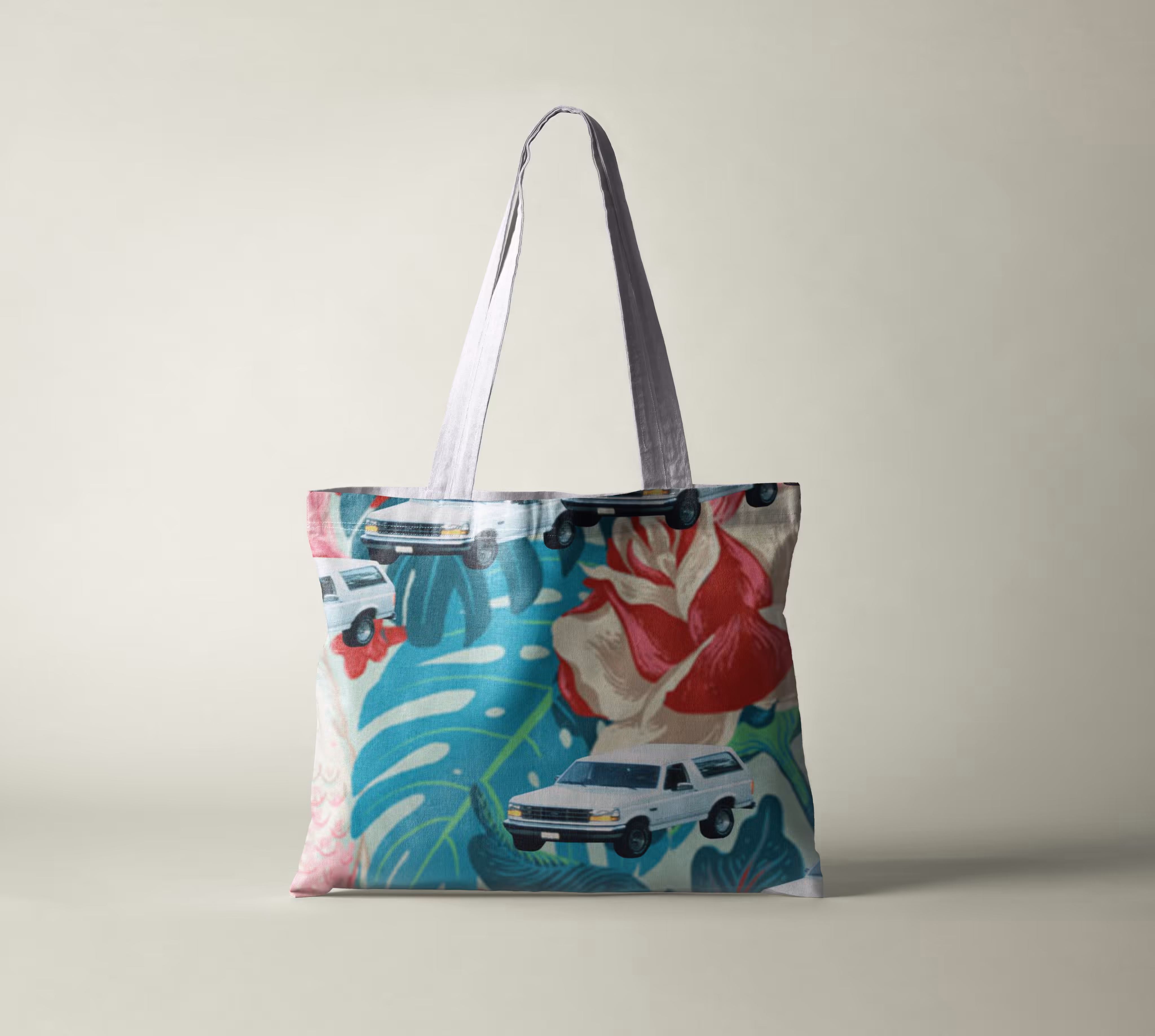 white ford bronco bag