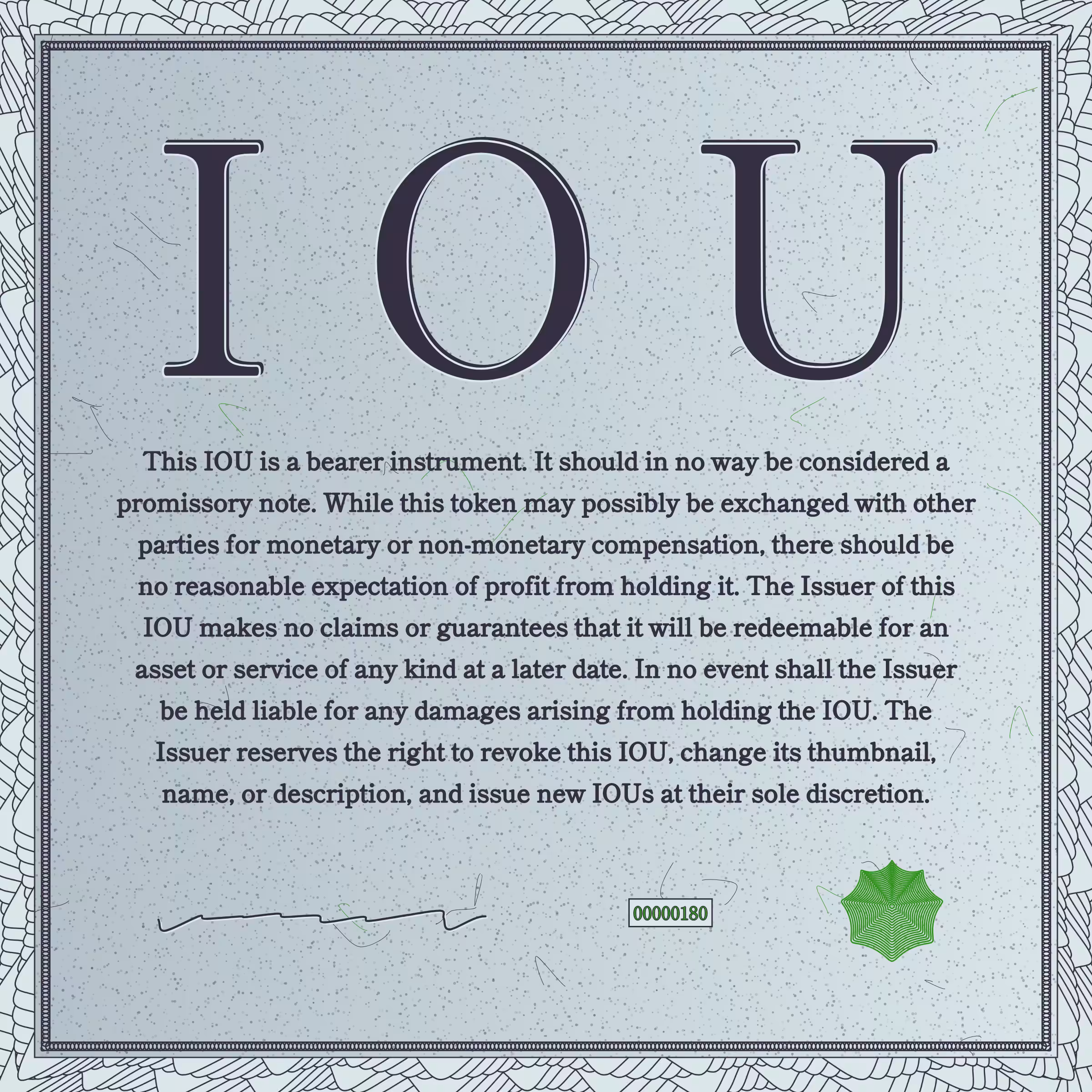 IOU #180