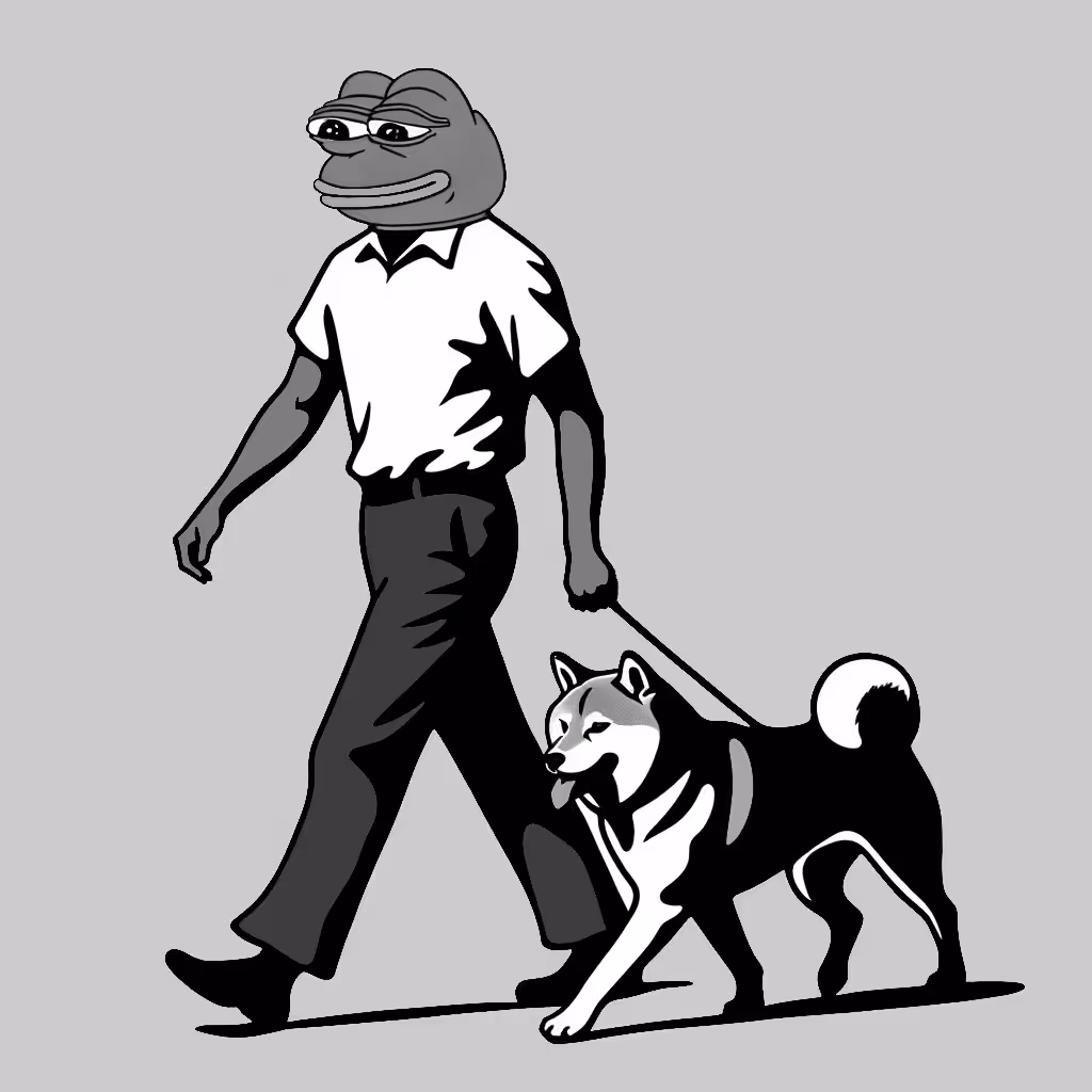 A Pepe & His Doge