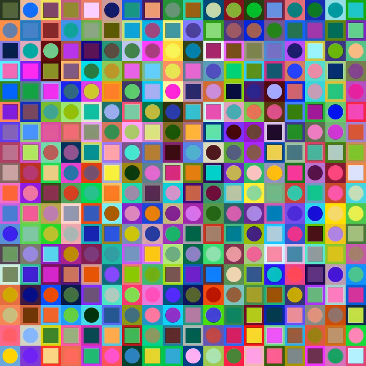 Square Dot Composition #212
