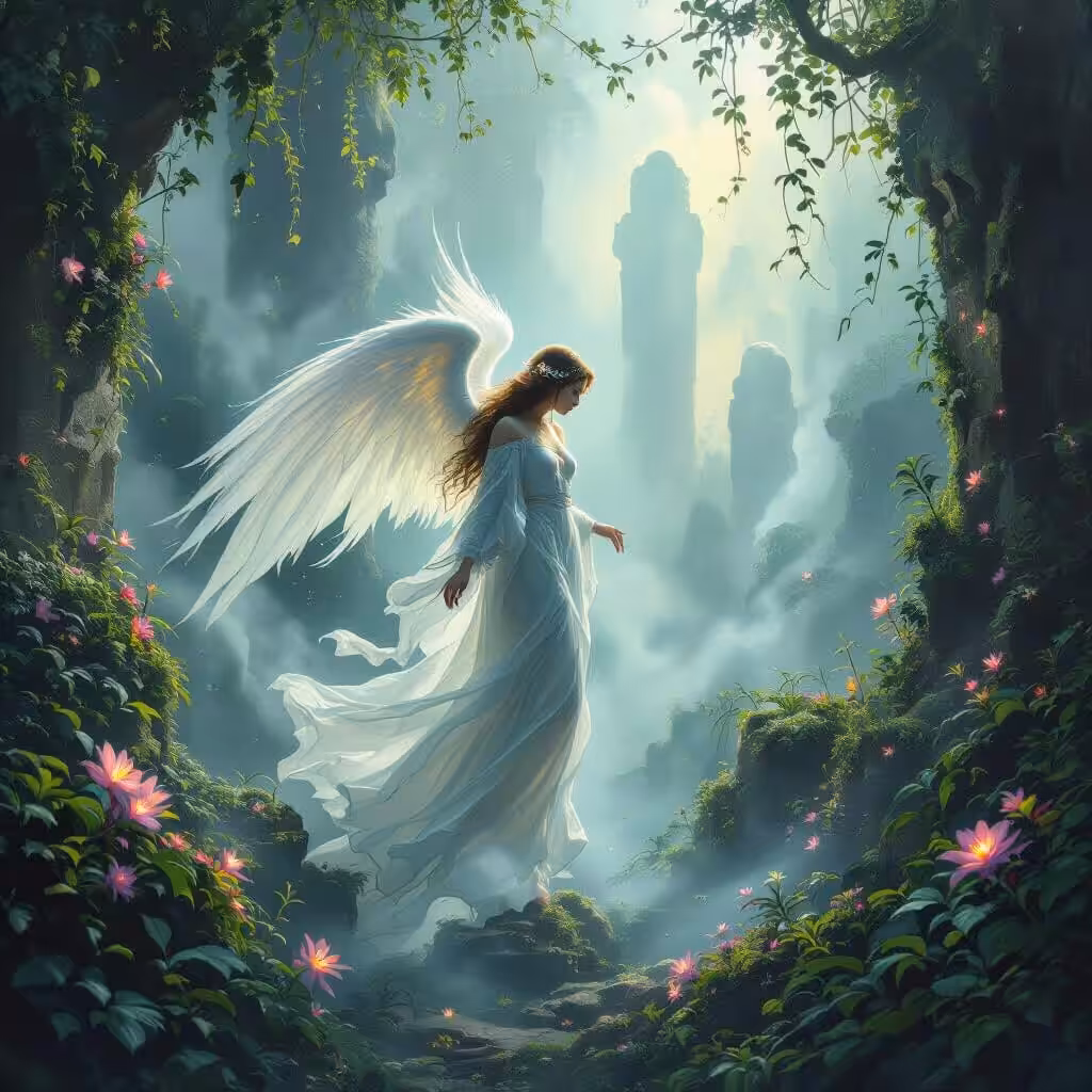 NightCafe Creations: Spectral Angel 1
