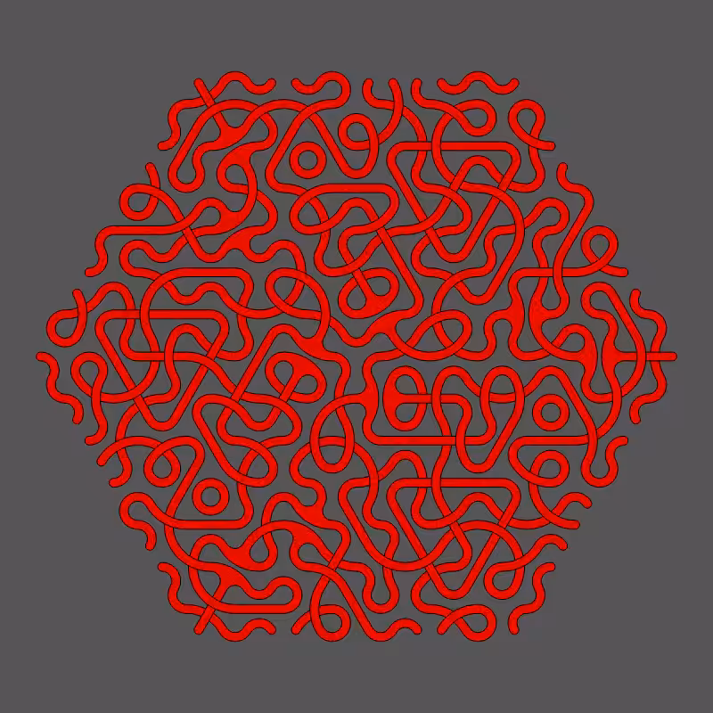 Threefold Symmetry - Dark Variations #463