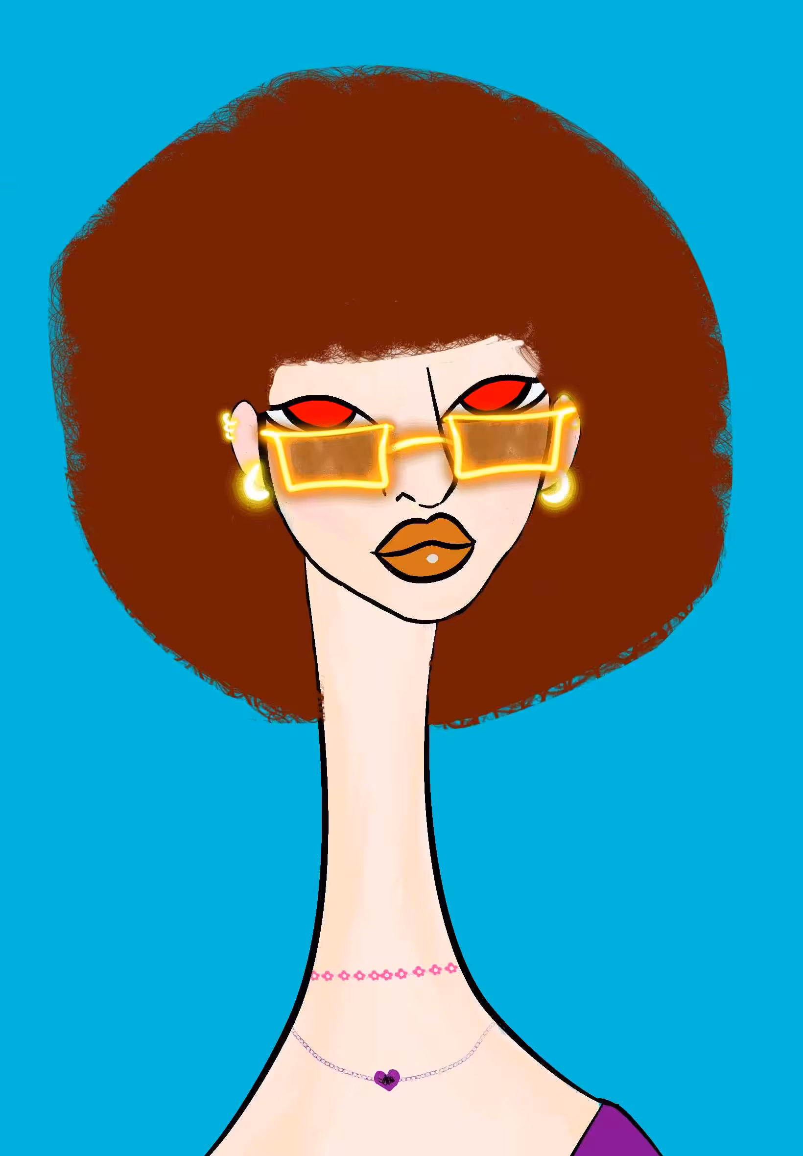 Long Neckie Ladies: Long Neckie Lady #1010