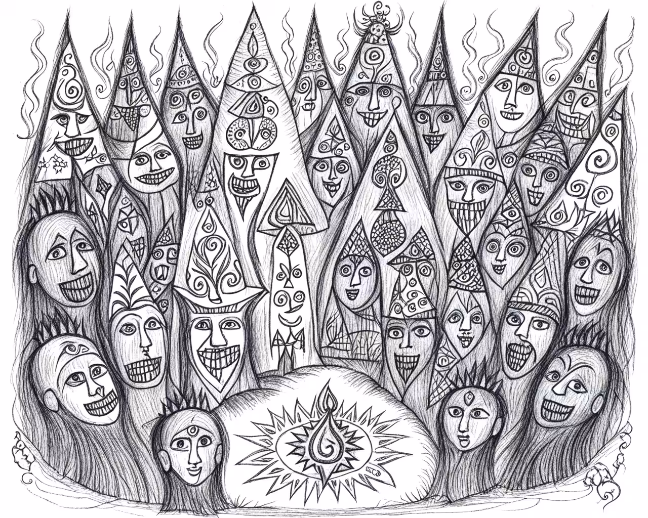 AI Drawings: Cult