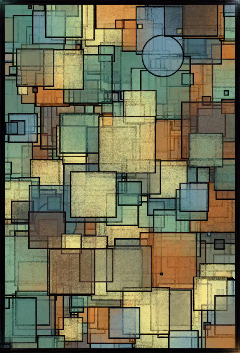Circles In A Square World #28