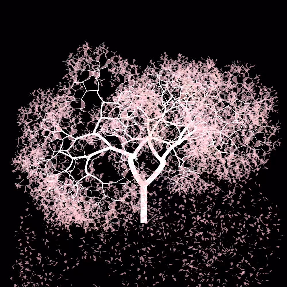 Bézier Bloom #54