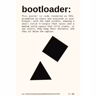 bootloader: selfie #91