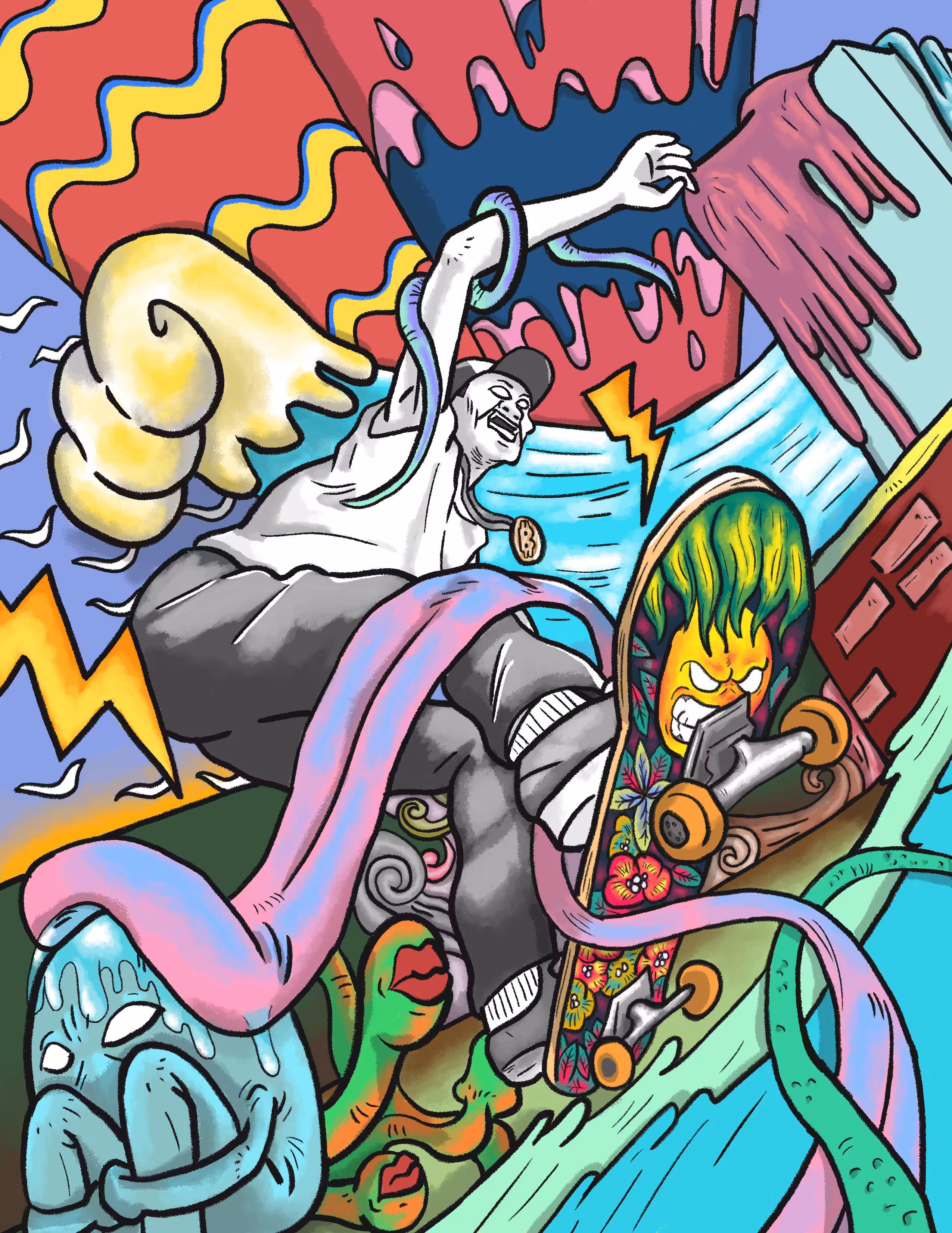 Negative Hype (Original Artwork)