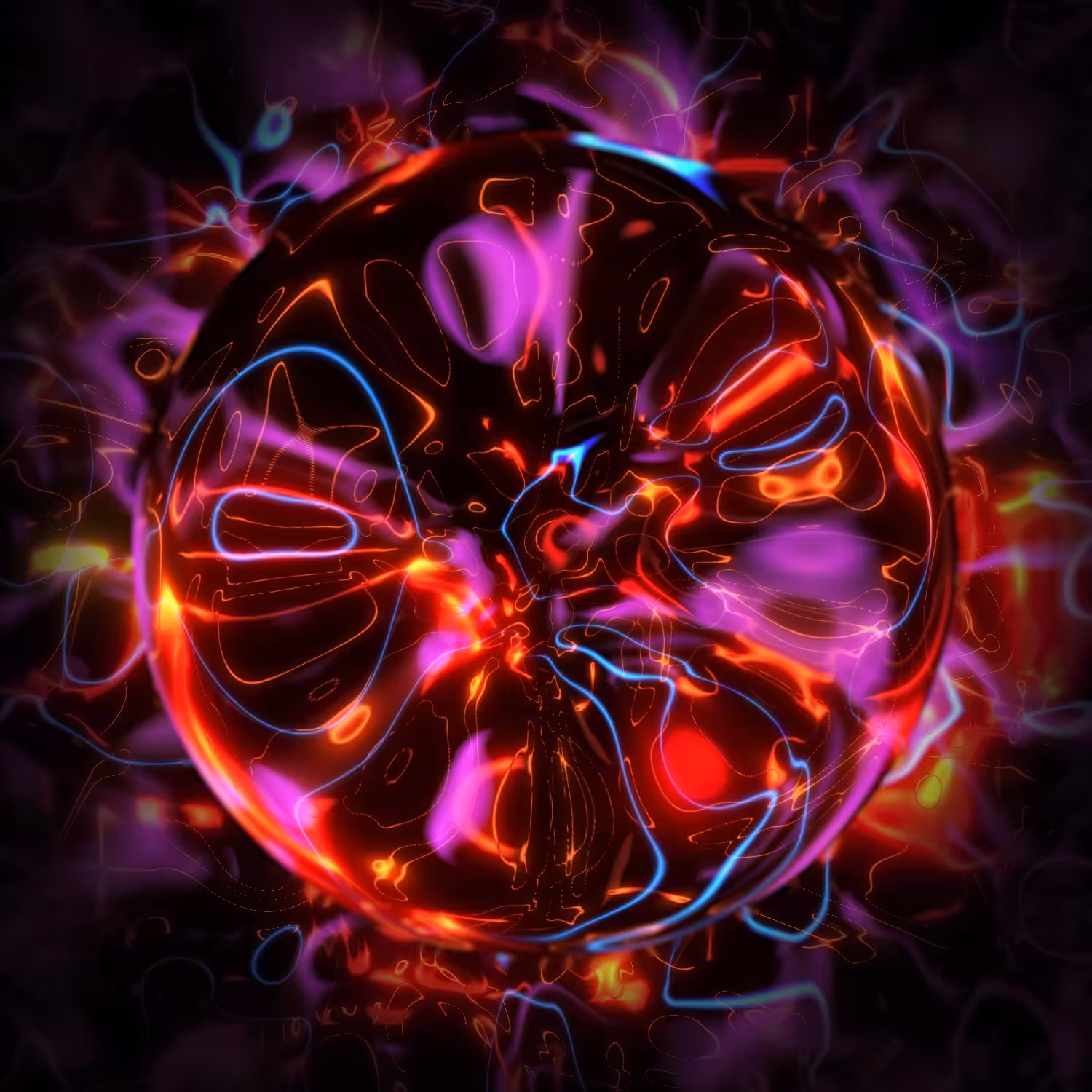 Neon Energy Ball