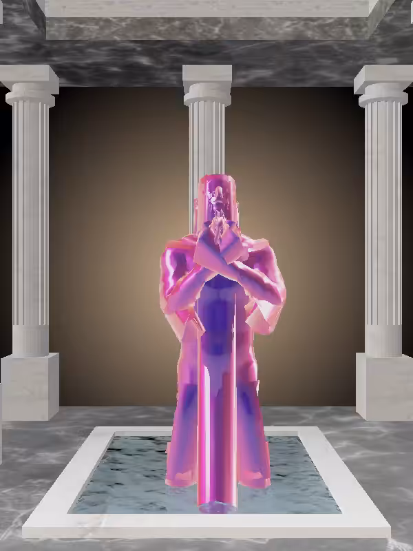HeavenComputer: The Praying Magnetic Magenta Man #4580