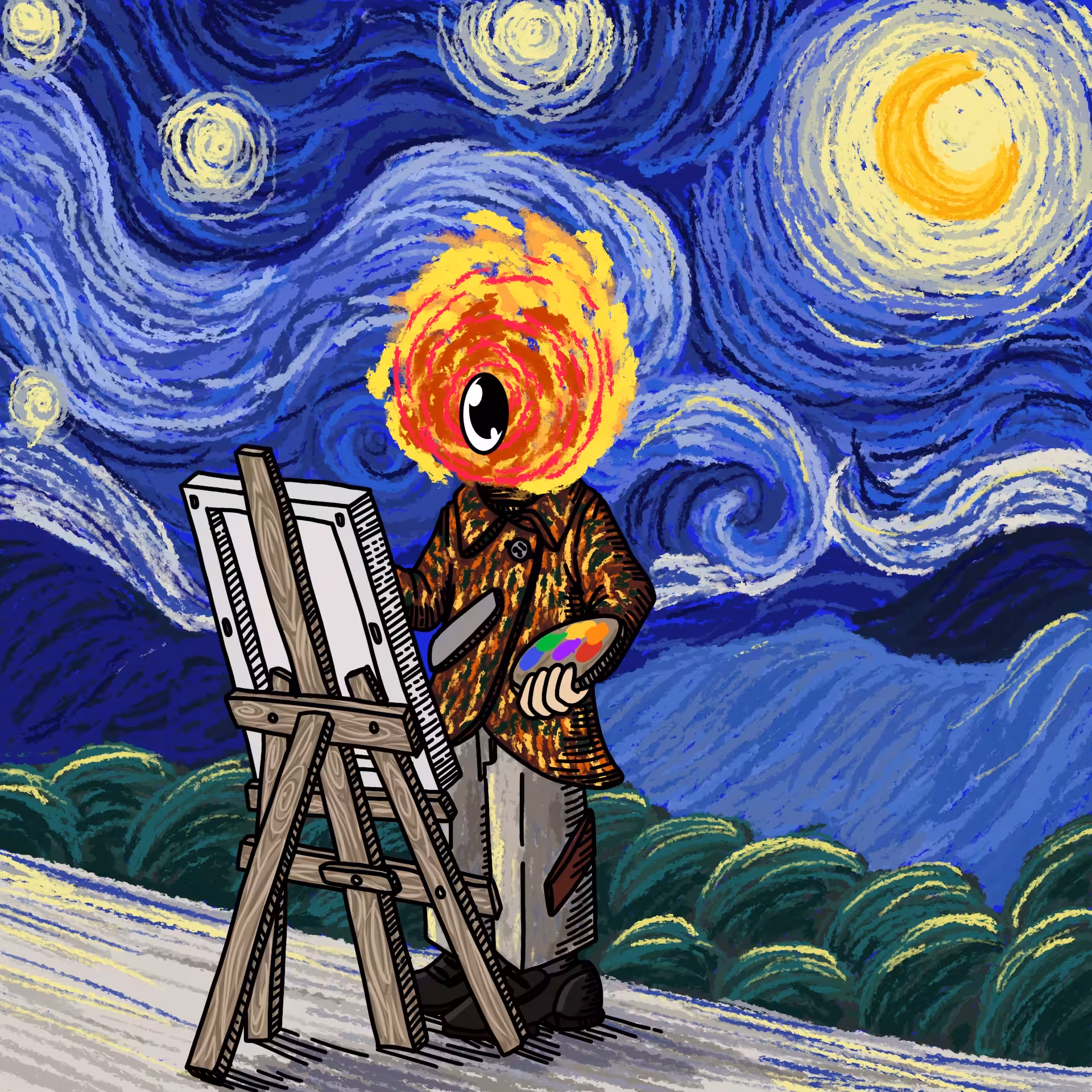 Post-Impressionist artist OEG
