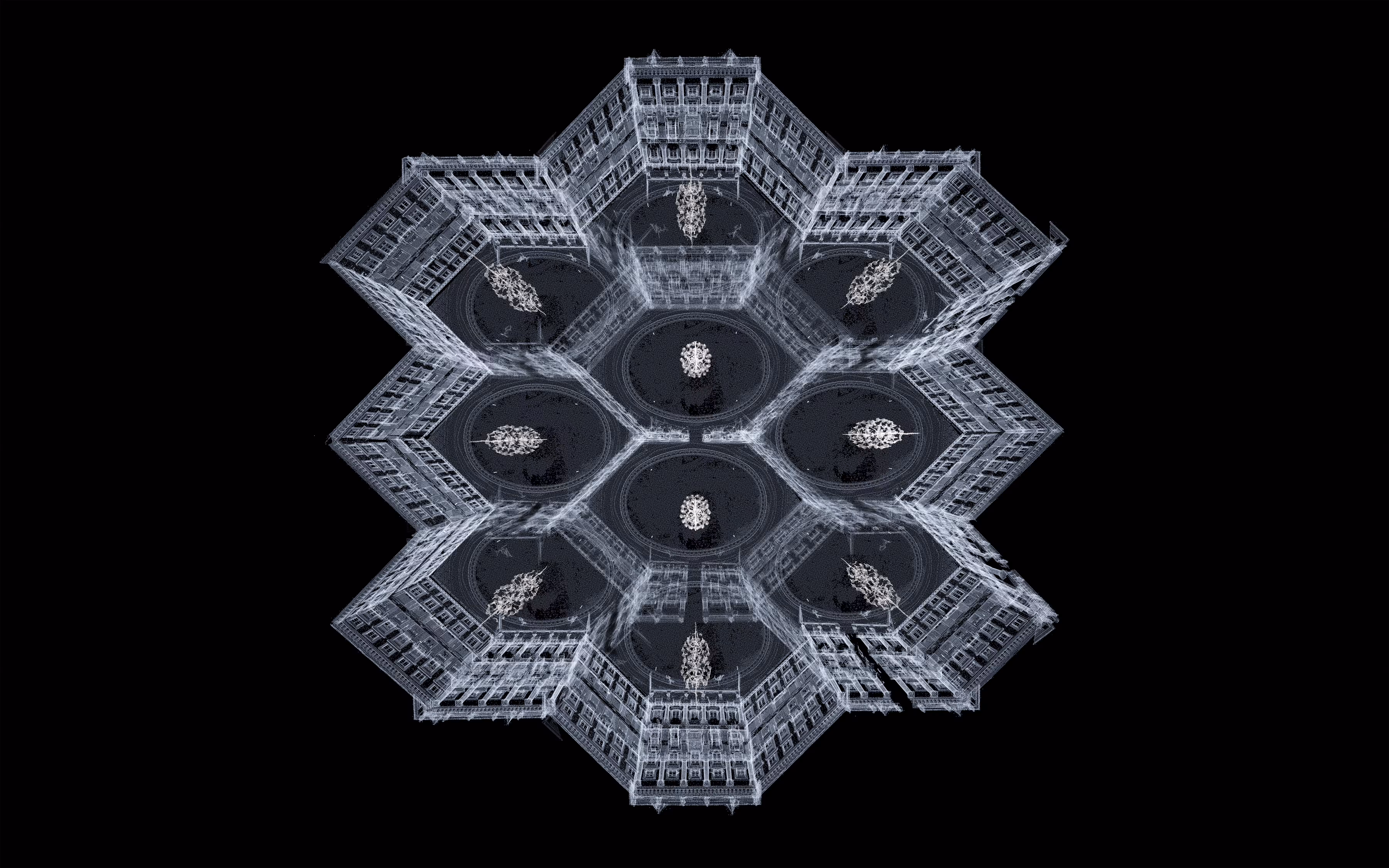 ROBERT ALICE: Library of Babel (After Borges) Plan View