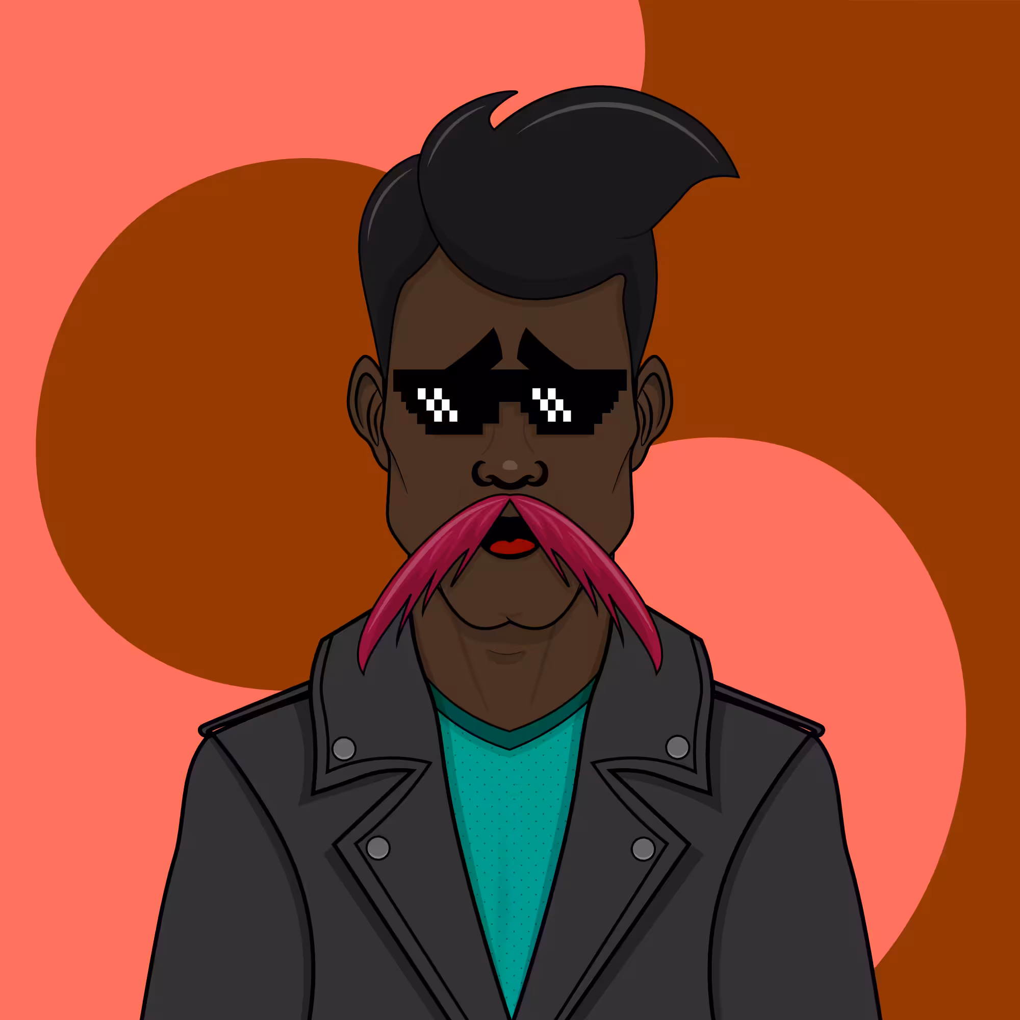 Mustachioed #123