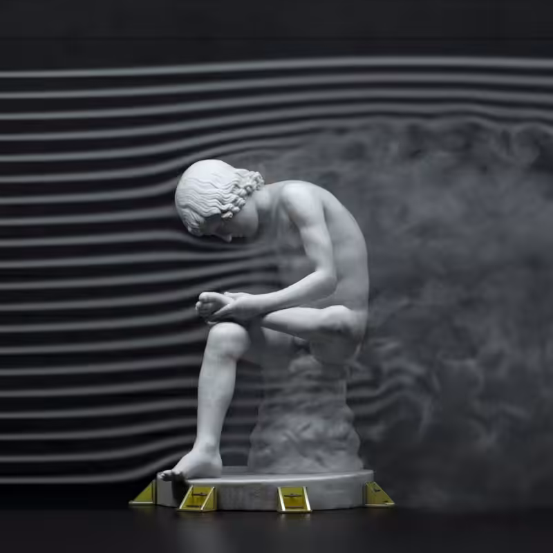 Boy with Thorn Subsonic Wind Tunnel Test. 