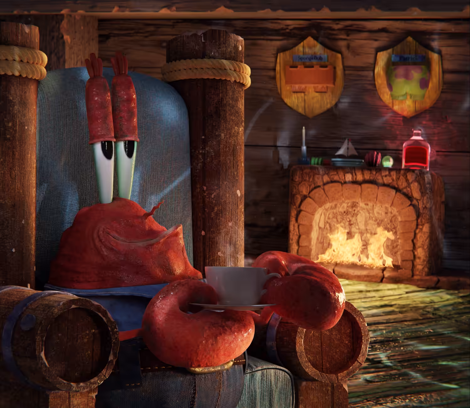 Mr. Krabs - Tea time