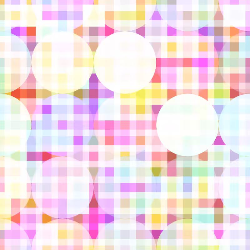 Overlapping squares and circles #19