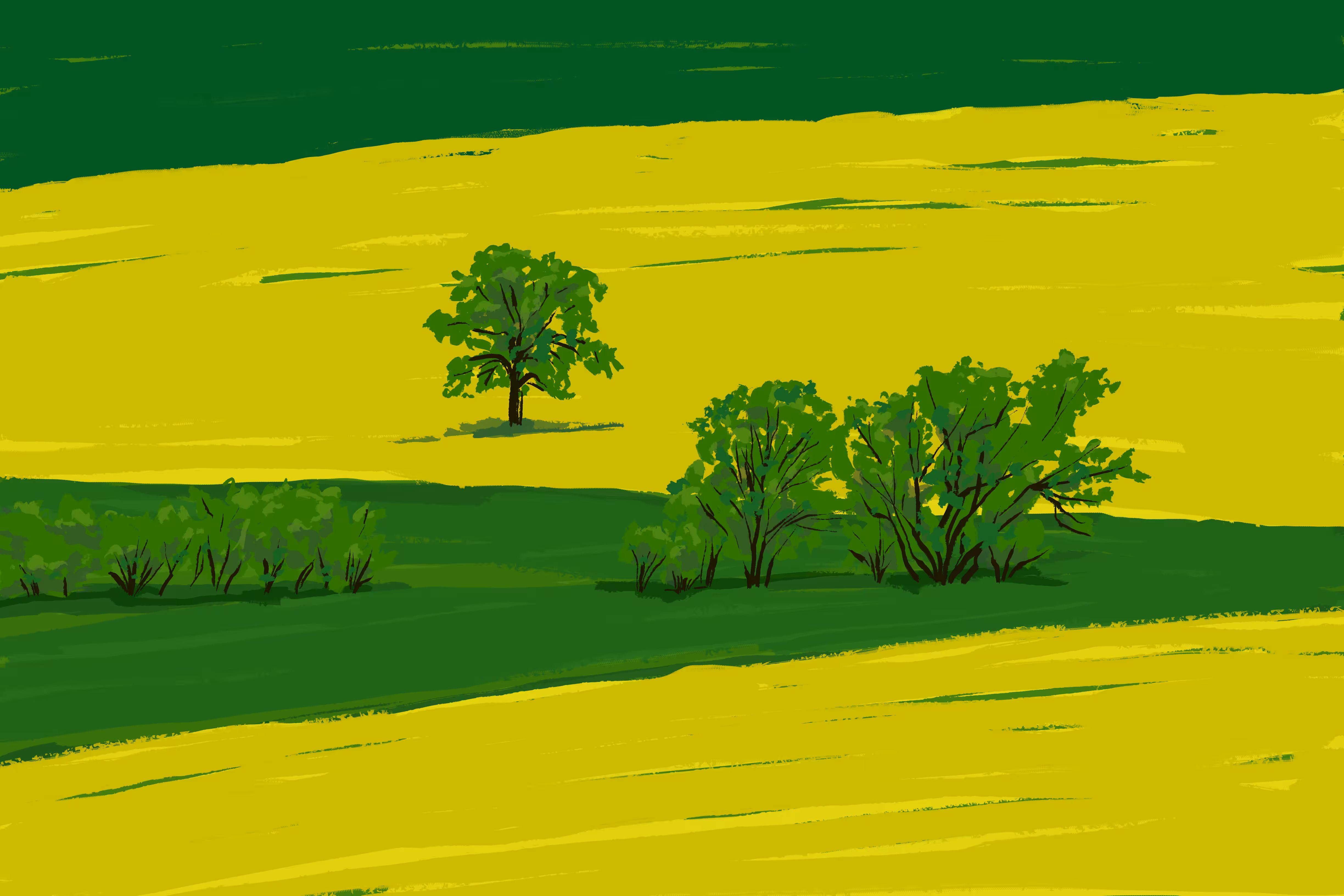 Green plain