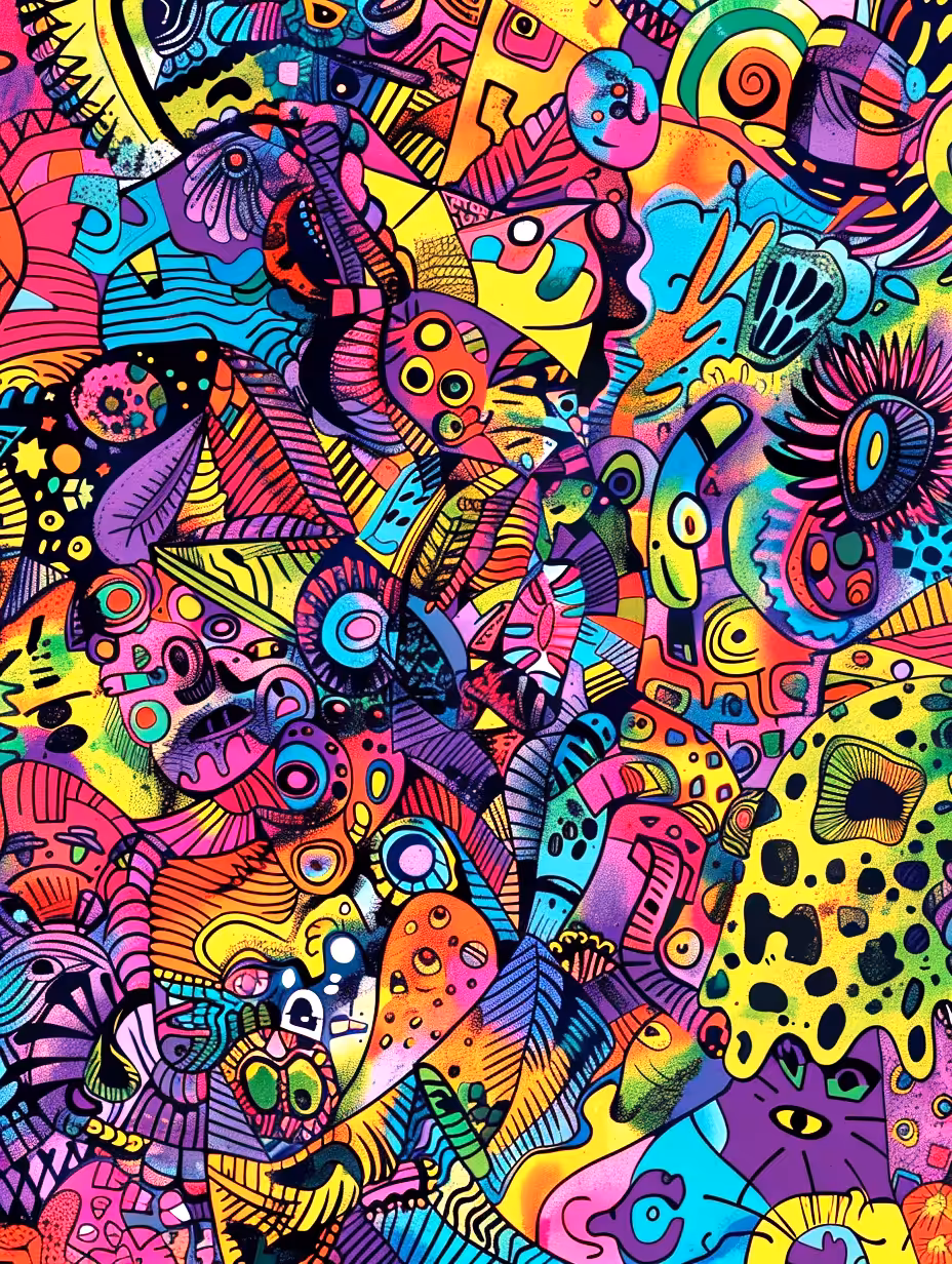 Colorful mess