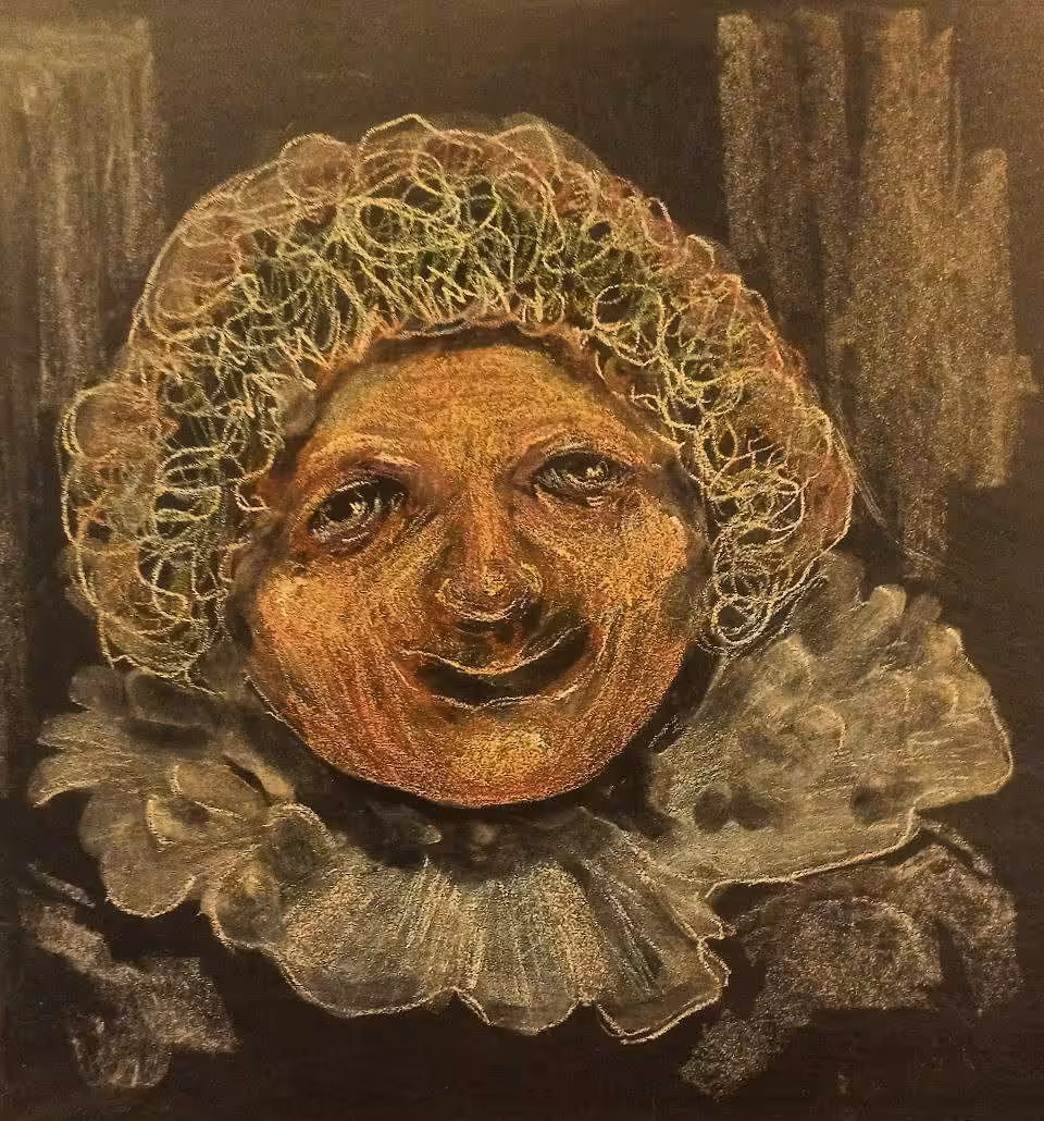 Portrait of an old woman. 