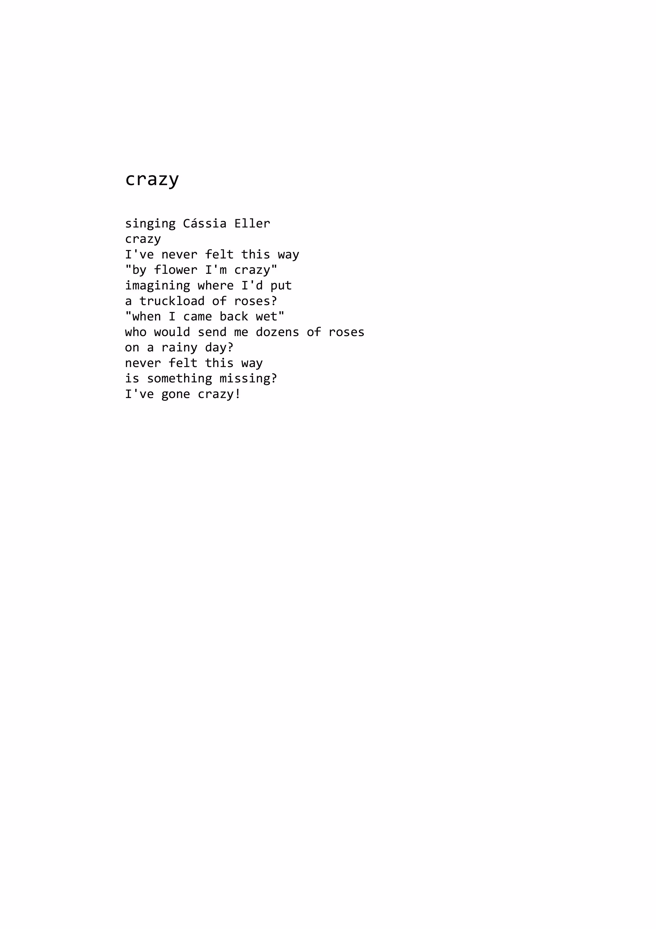crazy
