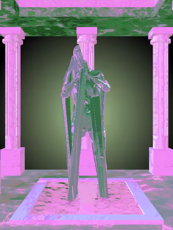 HeavenComputer: The Fragmented Cheering Midnight Gloss Woman #2711