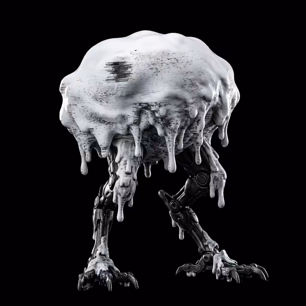IMPERMANENCE - WHITE ON BLACK