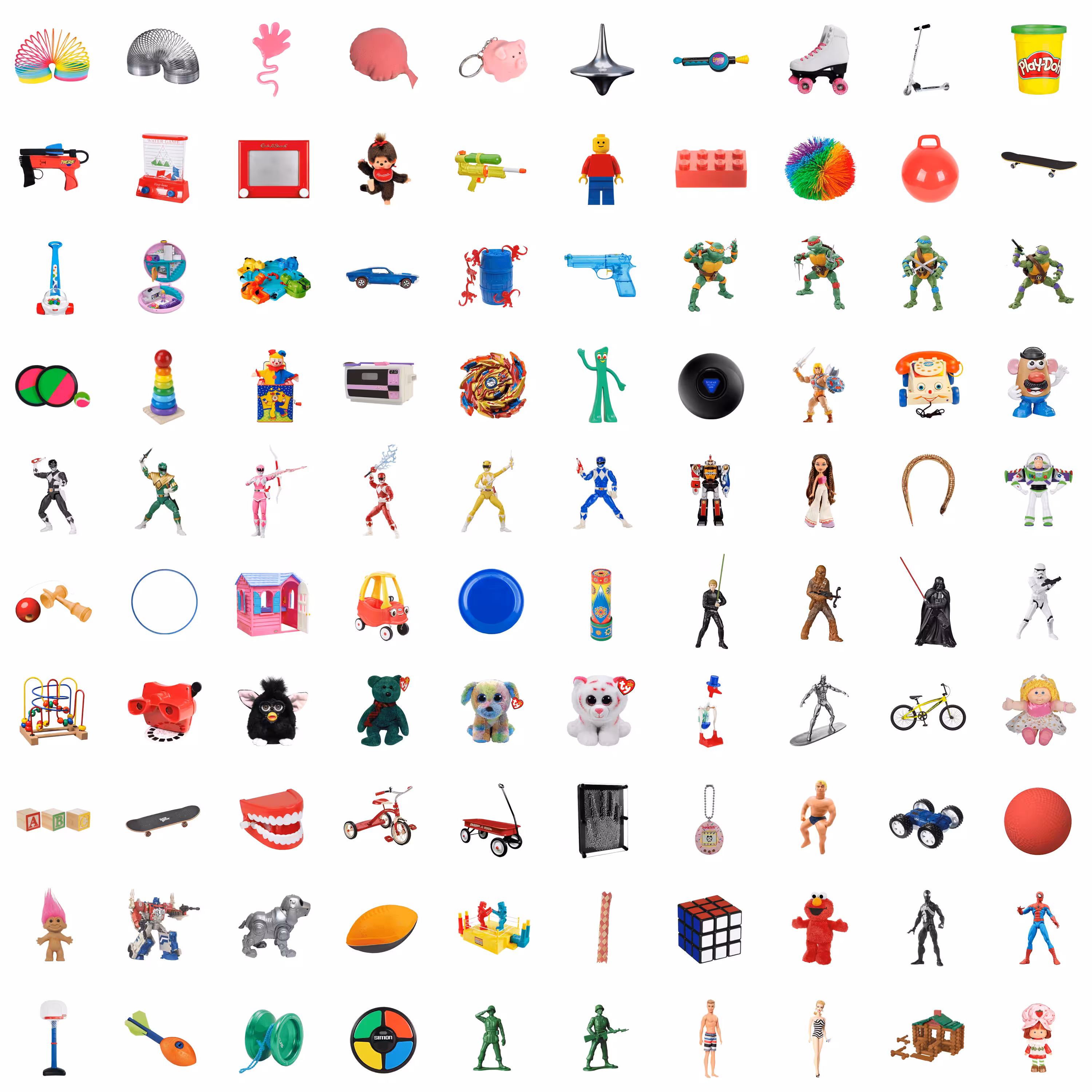 100 Childhood Toys