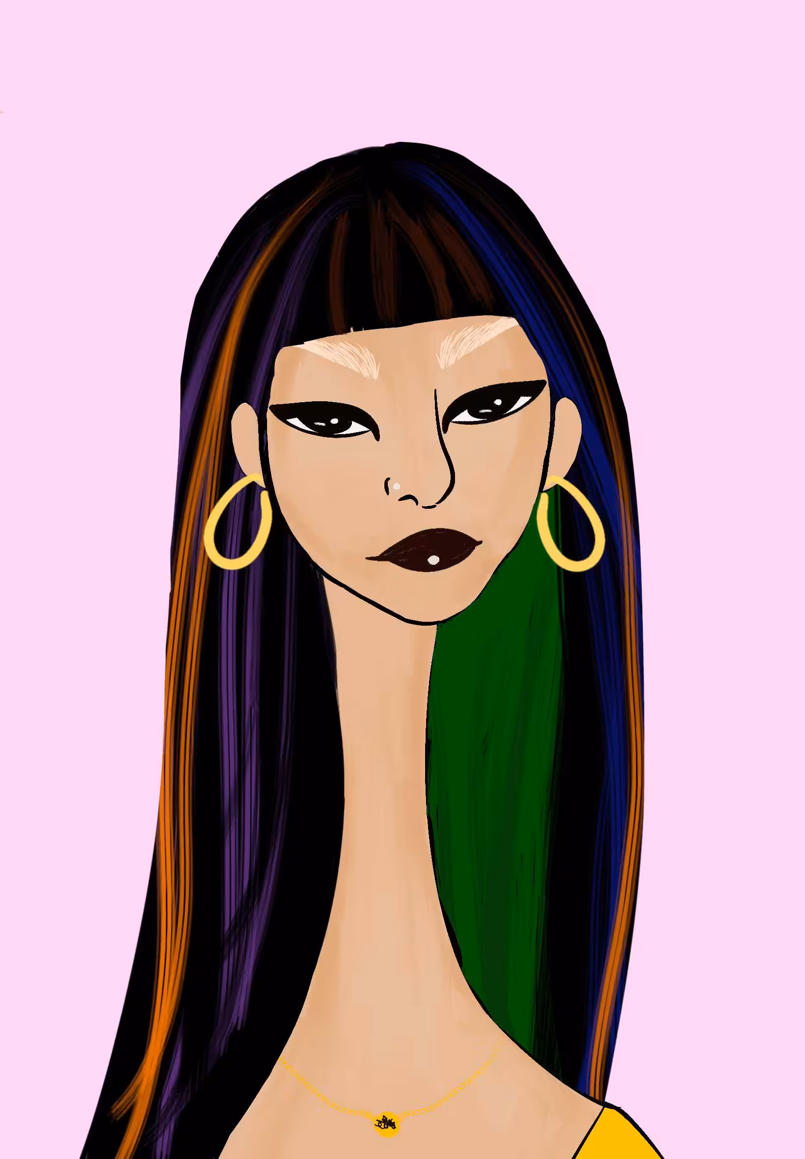 Long Neckie Ladies: Long Neckie Lady #2200