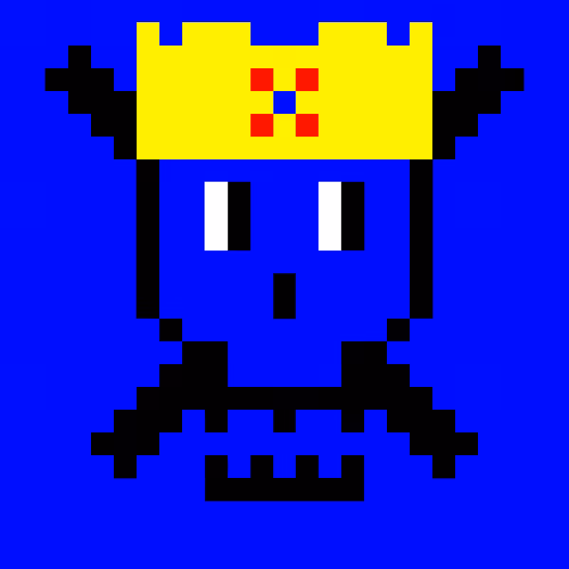 Pixel skull #9