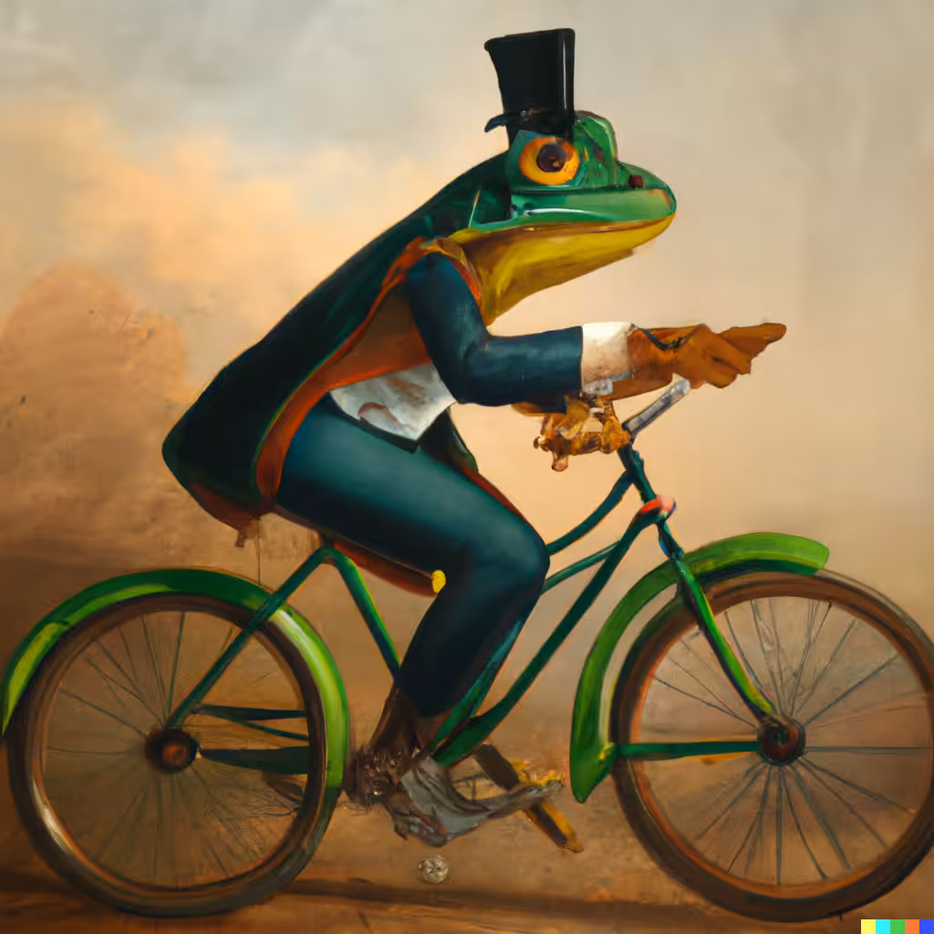 Speeding Prosecutor Frog