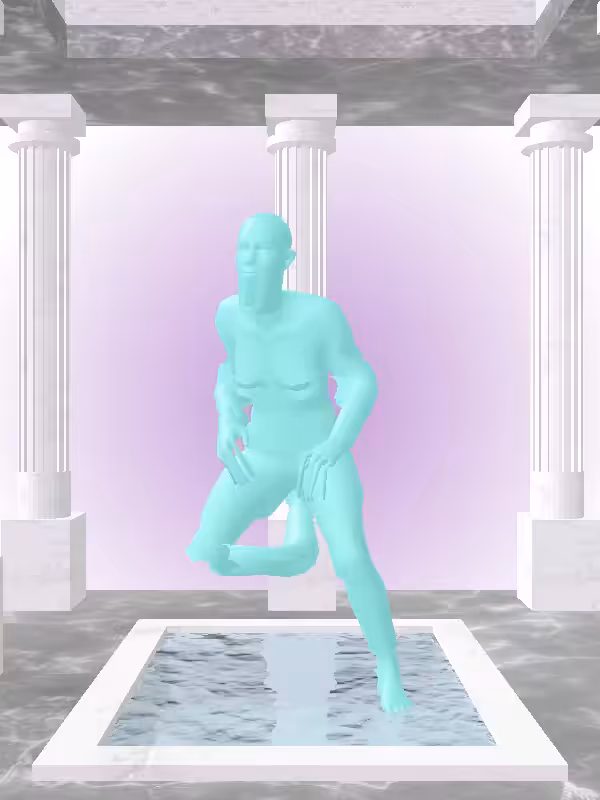 HeavenComputer: The Kicking Minty Green Woman #1700