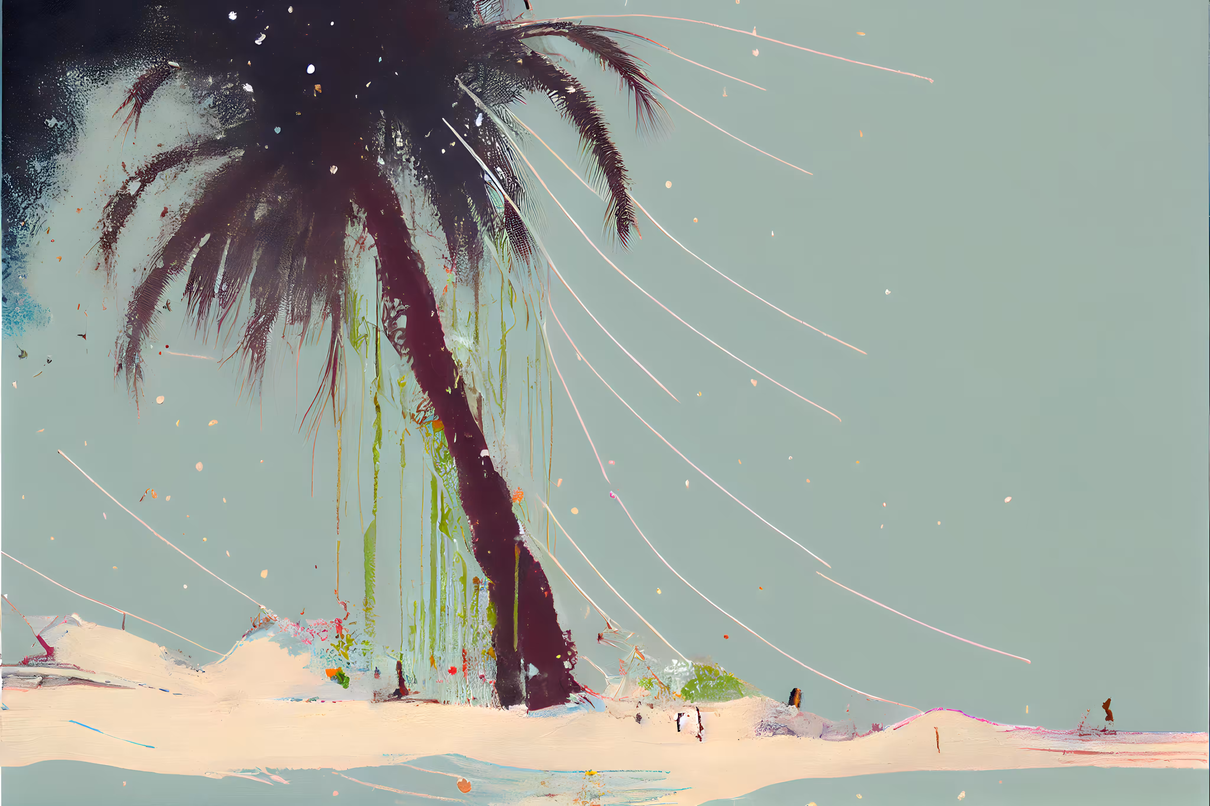 PALM TREE IN ANTARCTICA 
