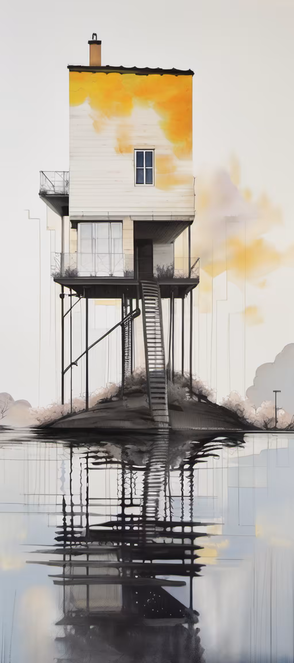 Tall Houses + Trees #16